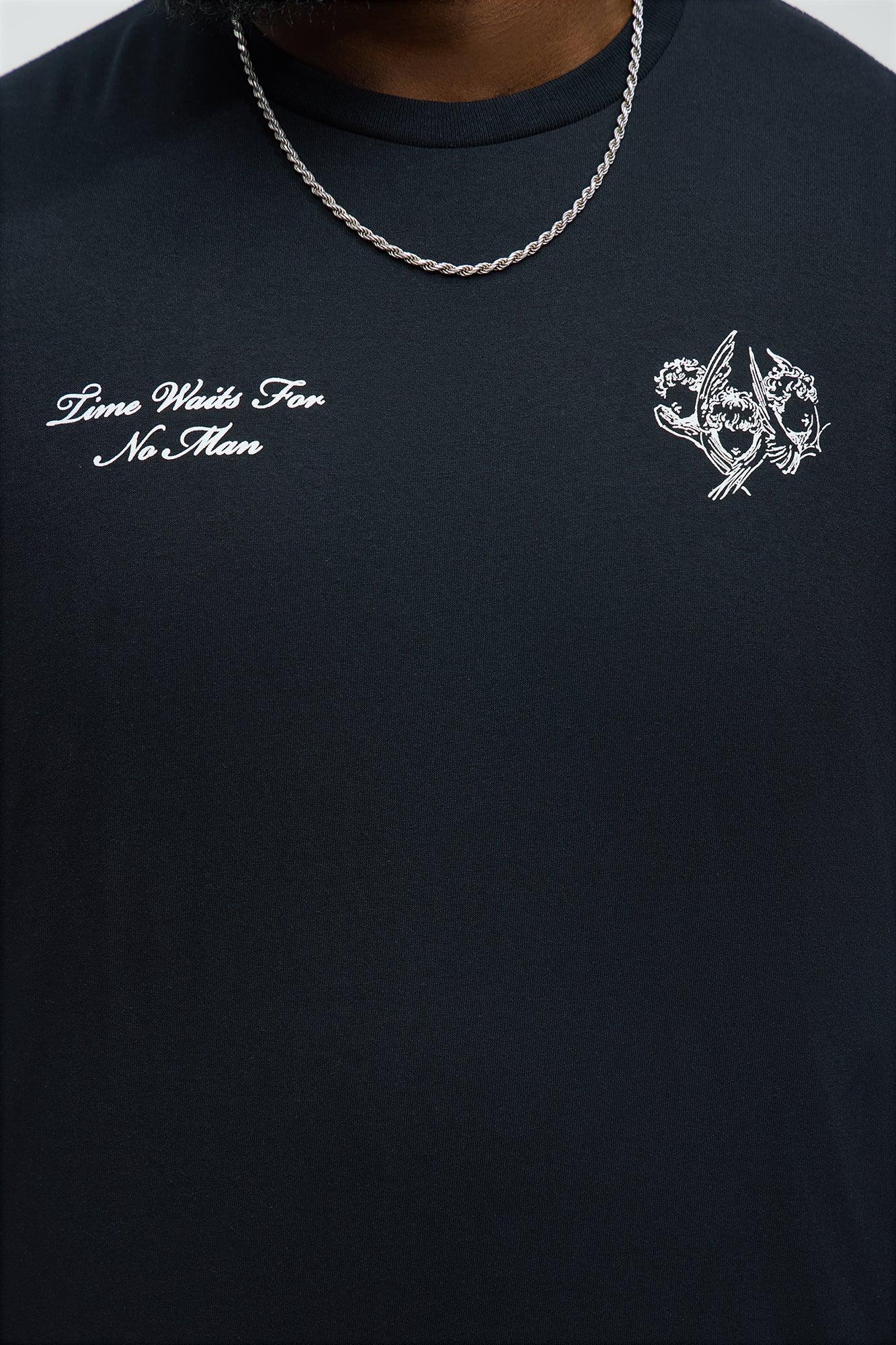 Here And Now Short Sleeve Tee - Black Male Product Image