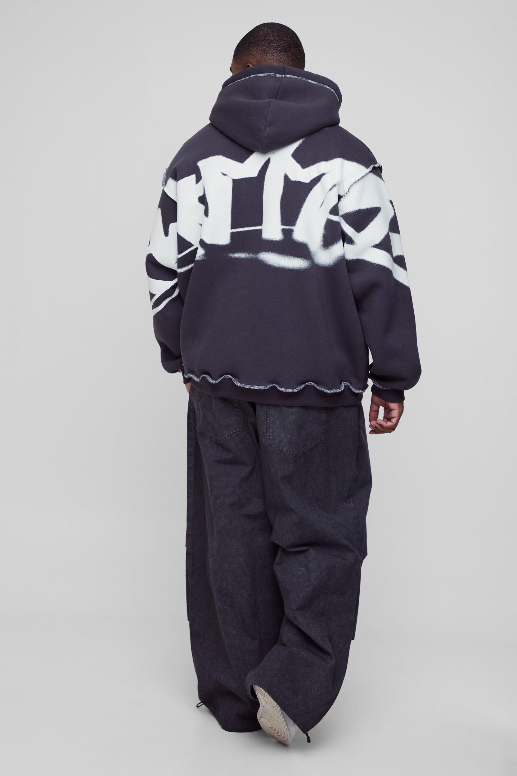 Plus Washed Ripstop Pleat Knee Parachute Pants | boohooMAN USA Product Image