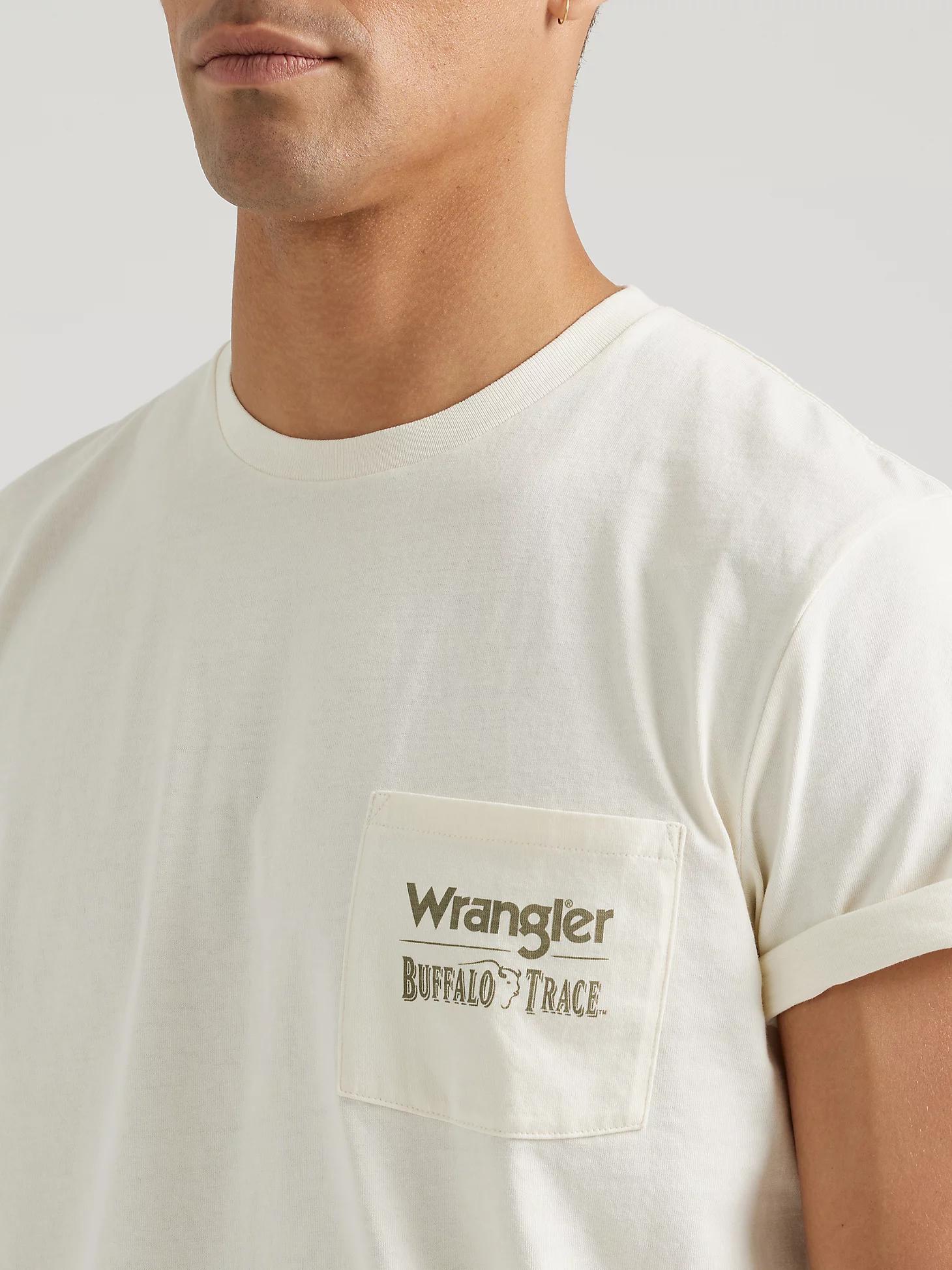 Wrangler x Buffalo Trace™ Men's Pocket T-Shirt in Vanilla Product Image