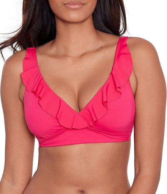 Lauren Ralph Lauren Beach Club Solids Shirred Band Hipster Swimsuit Bottom Product Image