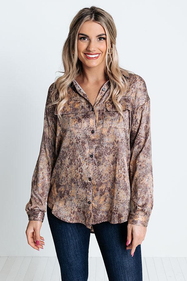 Warm Glow Button Up Top Product Image