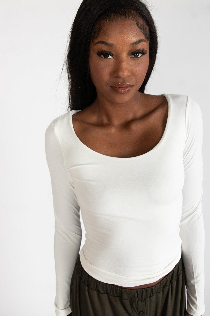 Double Layer Long Sleeve Tee Product Image