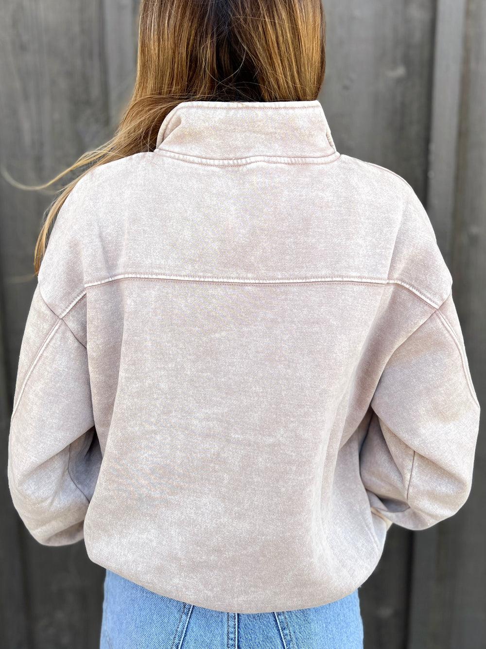 Find Out Half Zip Pullover - 4 colors Product Image