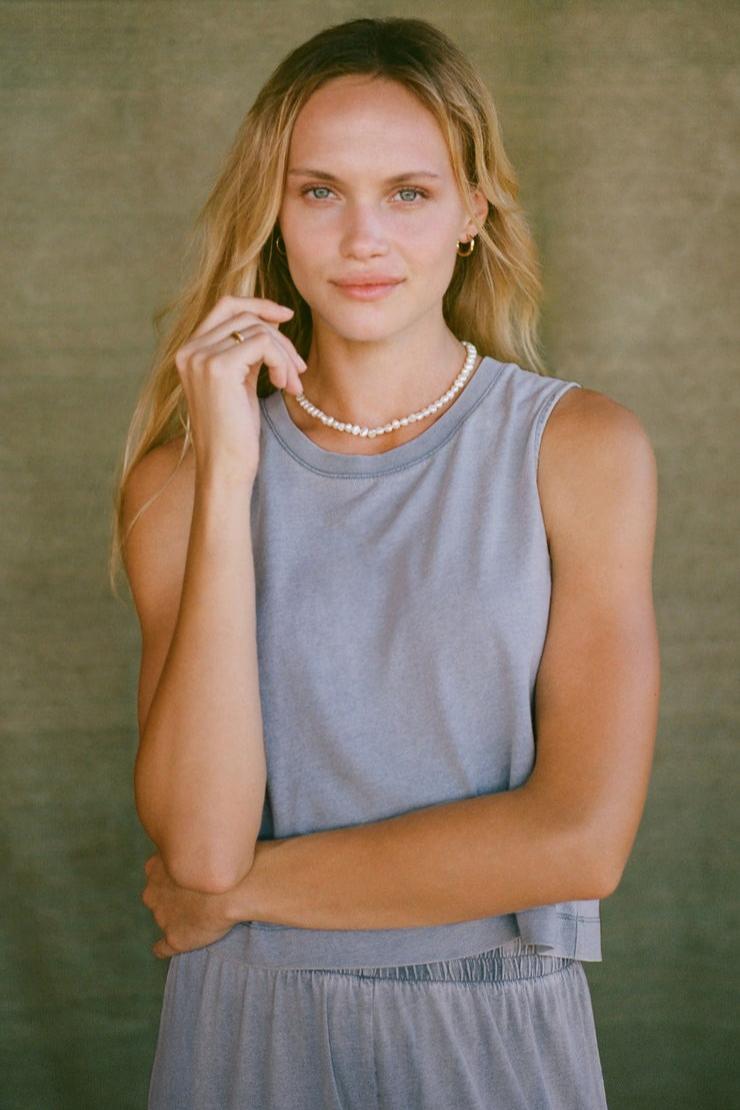 Sloane Jersey Muscle Top Product Image