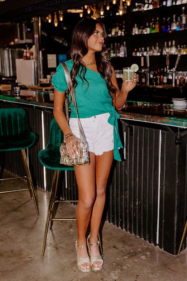 Casa On the Coast Top In Green Product Image