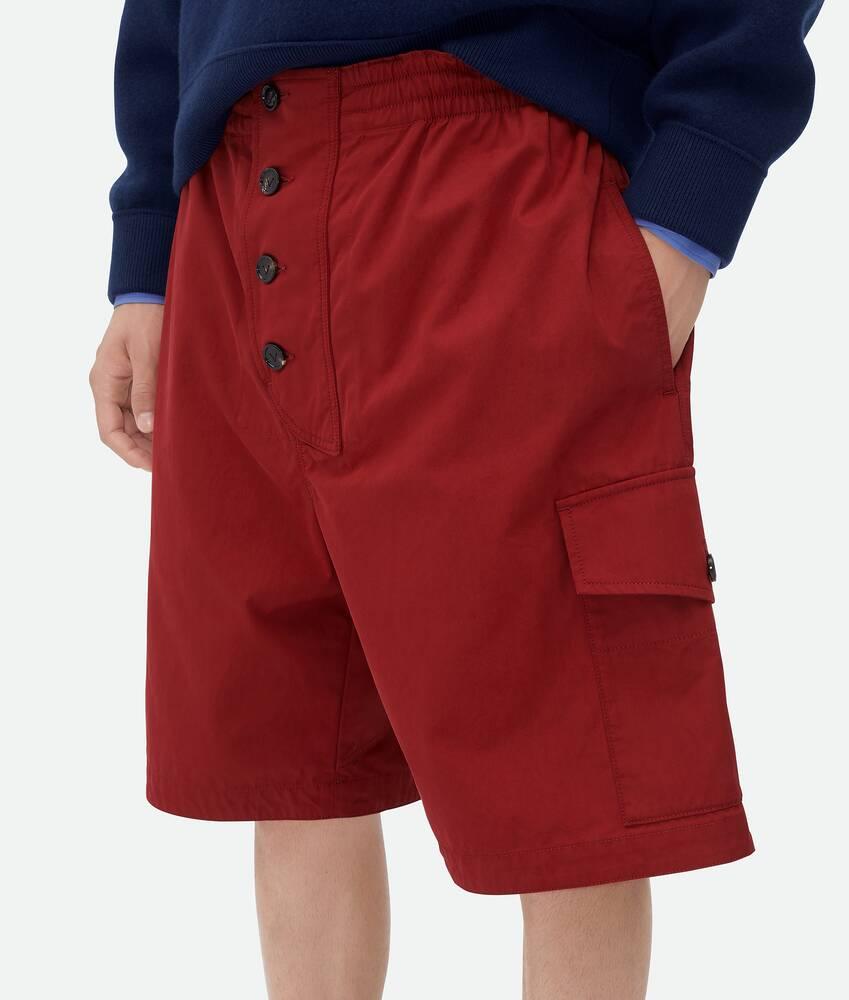 Men's Light Cotton Twill Shorts in Rosewood Product Image