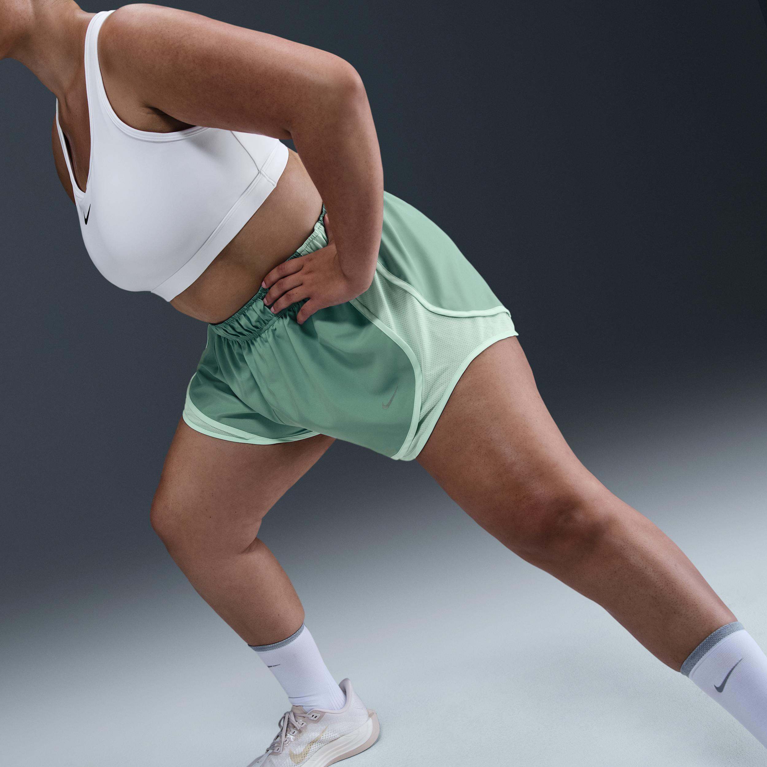 Nike Women's Tempo Dri-FIT Mid-Rise 3" Brief-Lined Running Shorts (Plus Size) Product Image