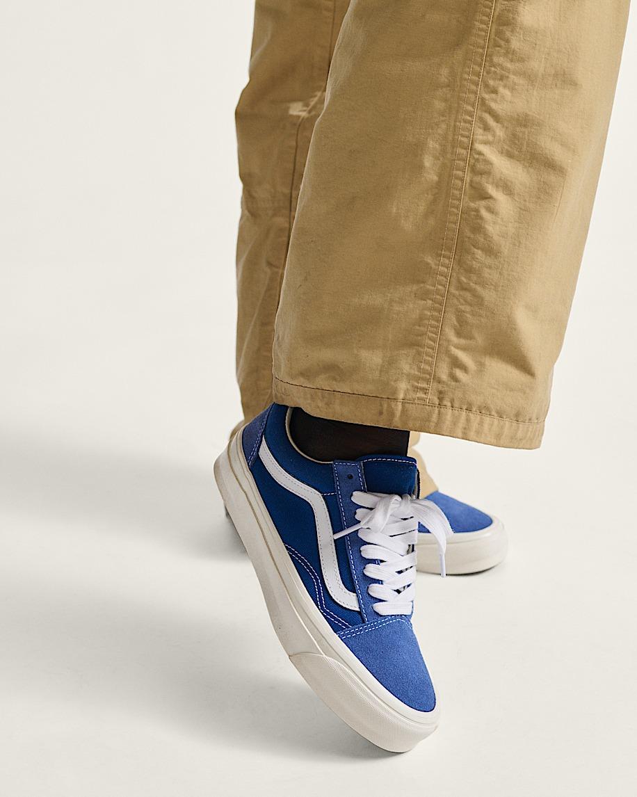 Premium Old Skool Shoe in Blue| Vans US Product Image