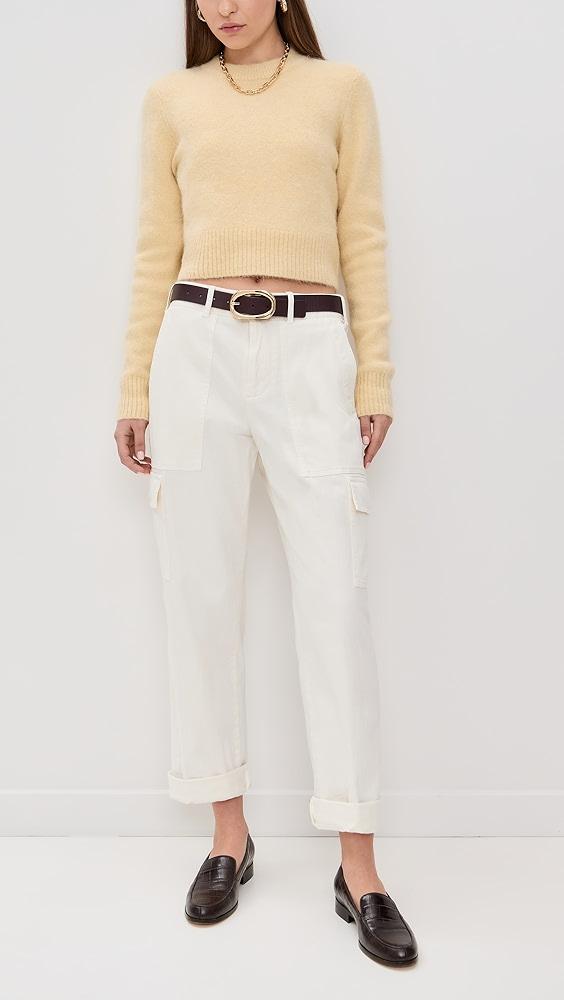 James Perse Stretch Herringbone Twill Oversized Utility Pants | Shopbop Product Image