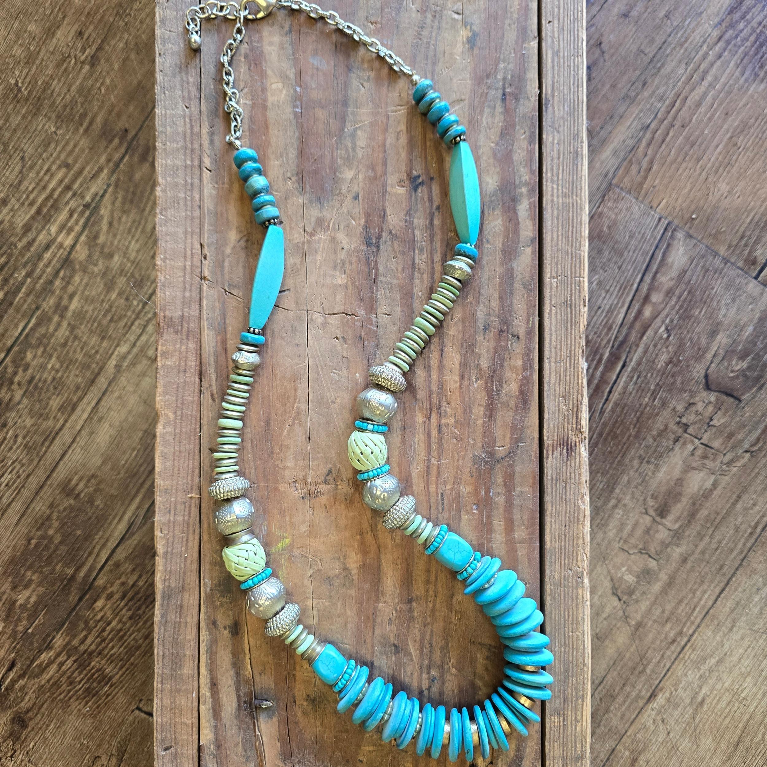 Vintage Chico's Beaded Necklace Product Image