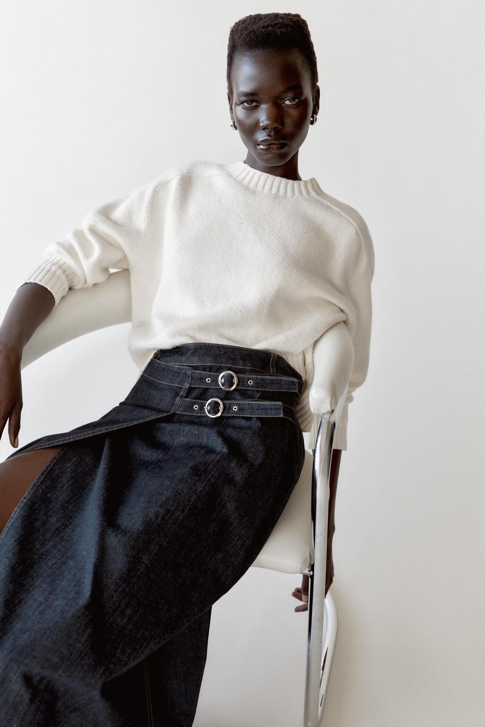 Z1975 CROSSOVER DENIM SKIRT Product Image