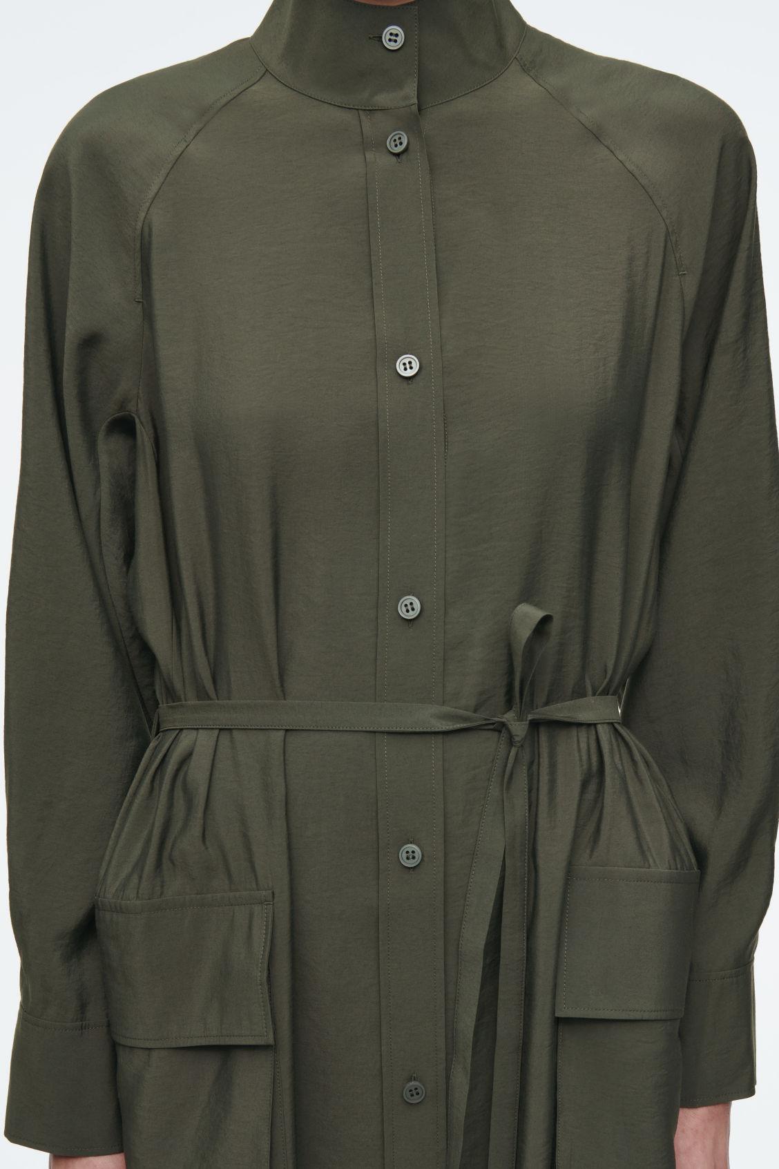 UTILITY BELTED SHIRT DRESS Product Image