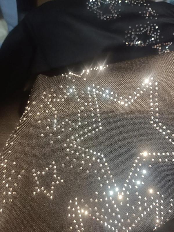 Star-Studded Strapless Bandeau Top Product Image