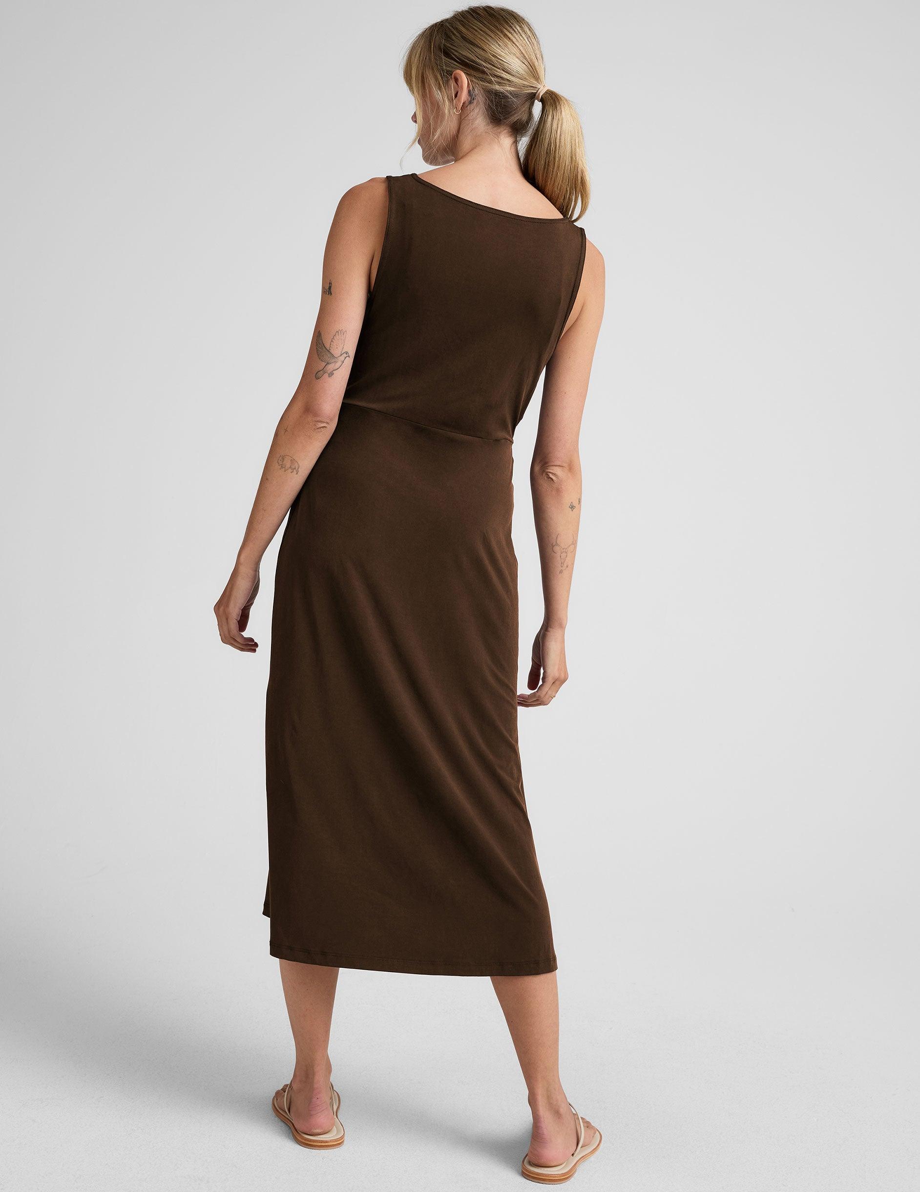 Rotation Side Twist Midi Dress Product Image