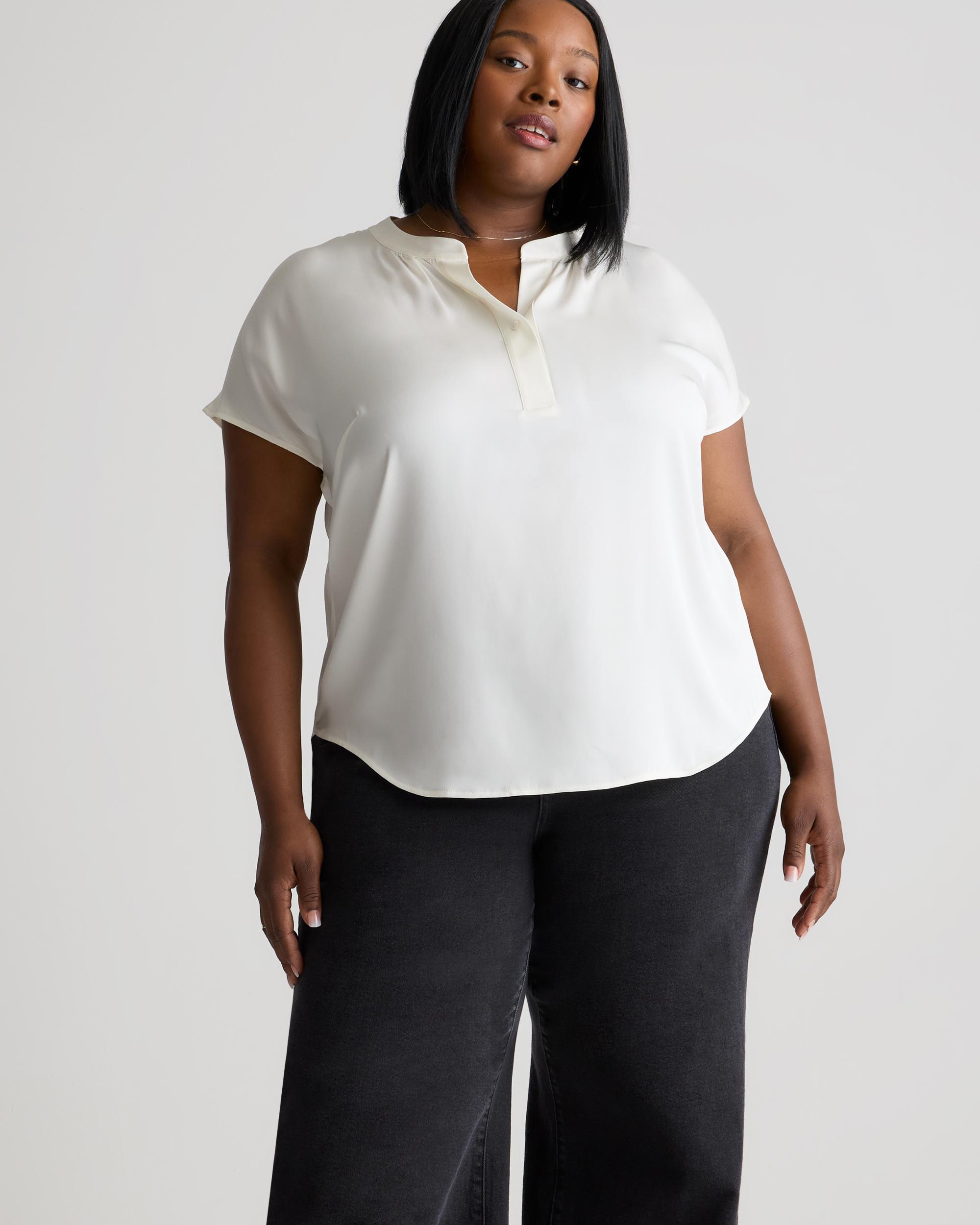 Quince | Women's Washable Stretch Silk Dolman Sleeve Blouse Mulberry Silk Product Image