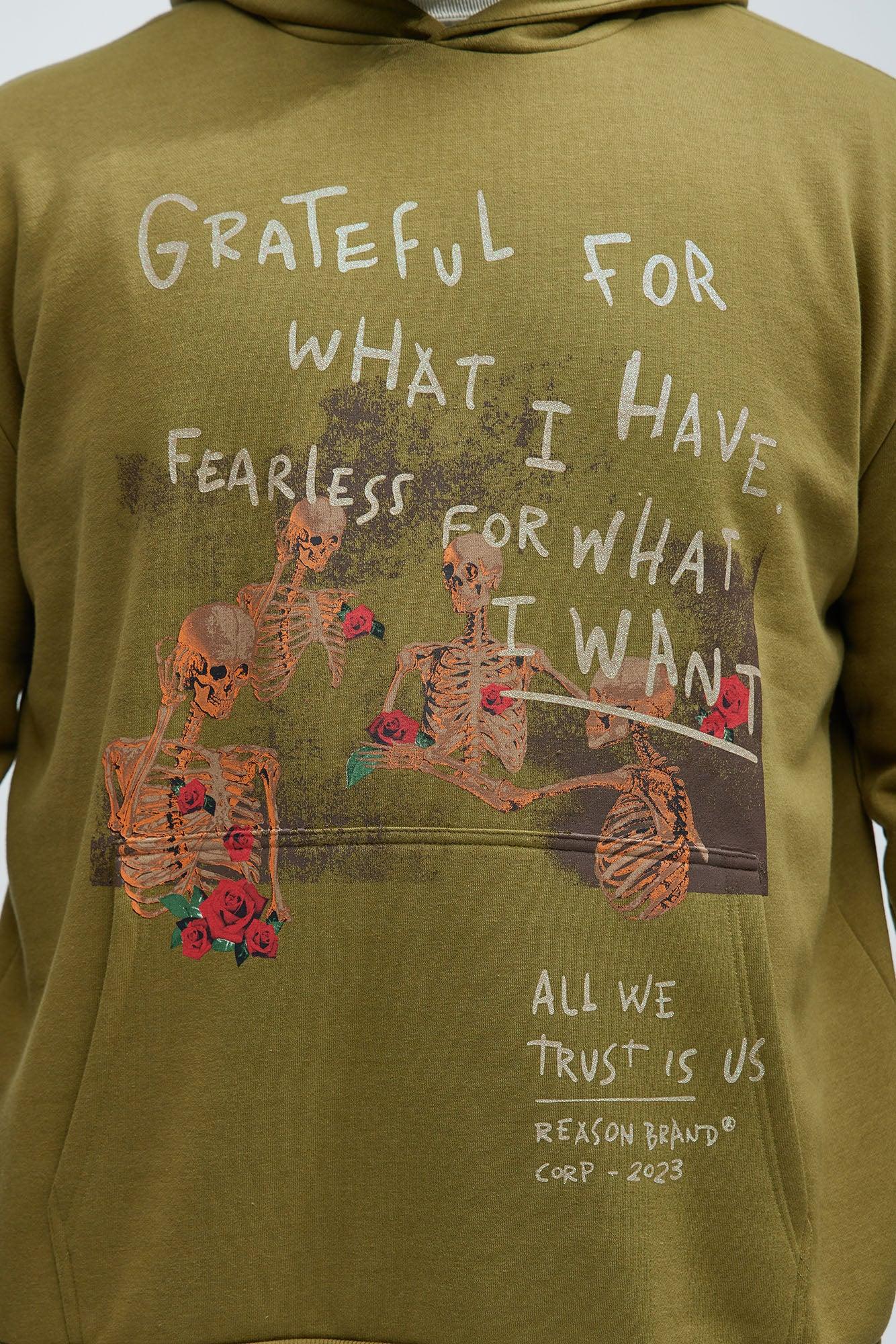 Grateful For Everything Hoodie - Green Product Image