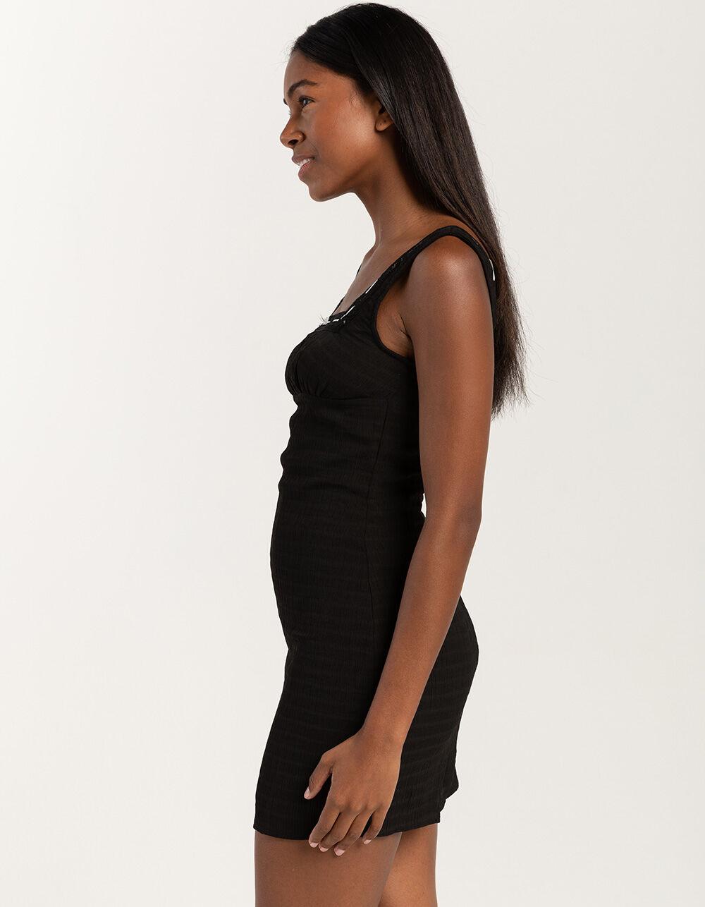 RSQ Womens Ribbon Slip Dress - BLACK Product Image
