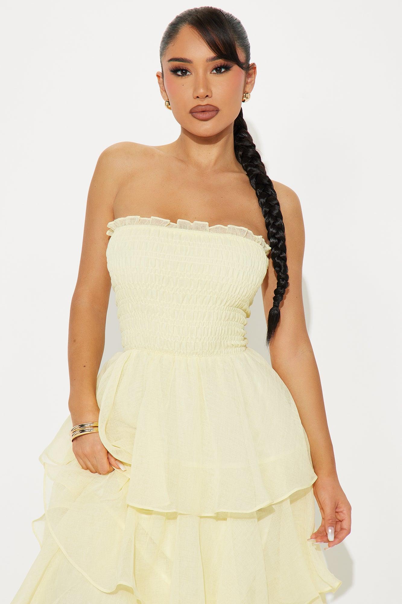 Sunny Maxi Dress - Yellow Product Image