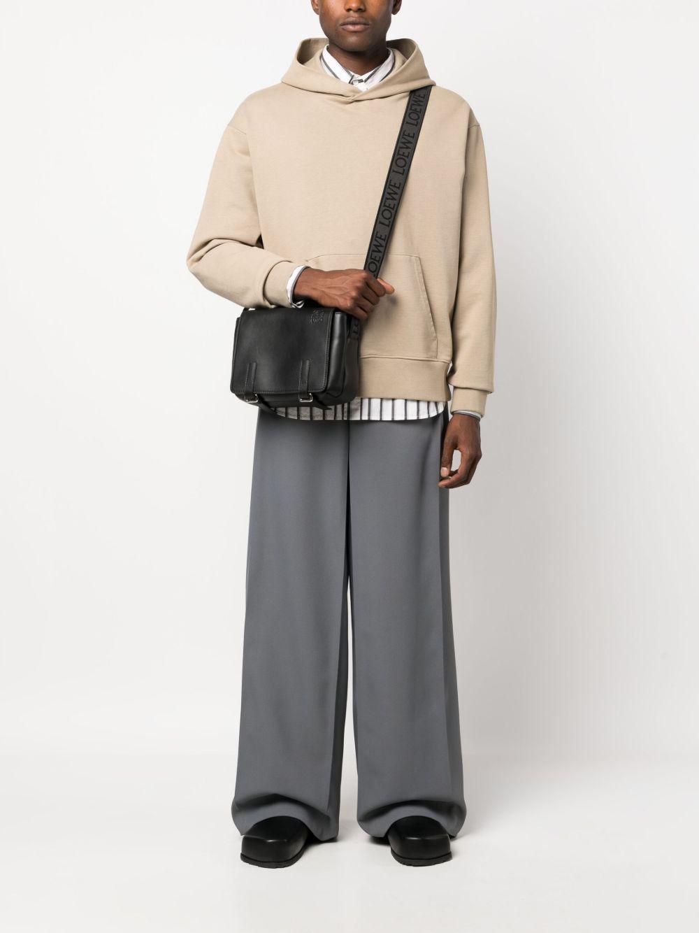 small Military leather messenger bag Product Image