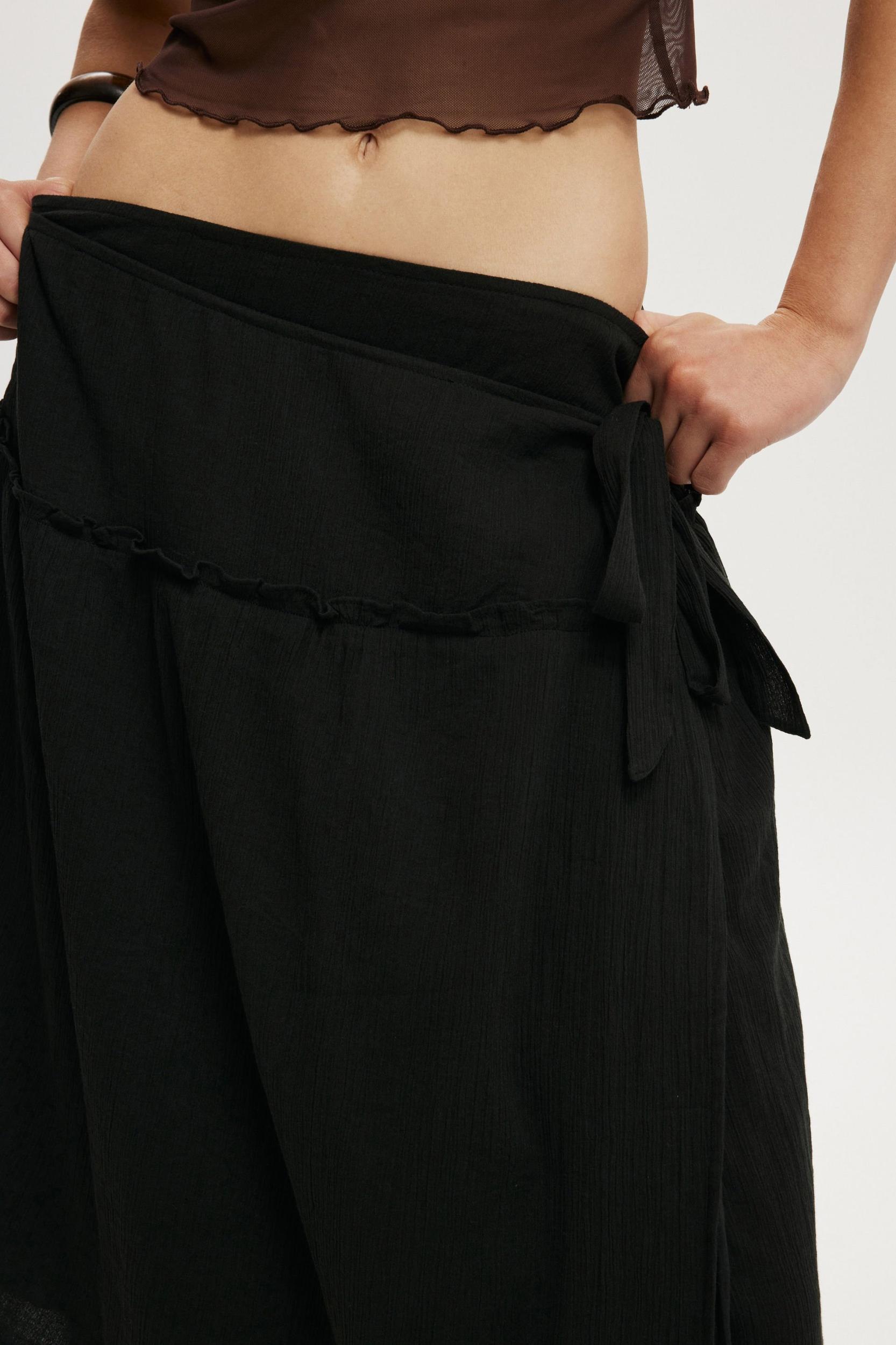 Gracie Wrap Midi Skirt Product Image
