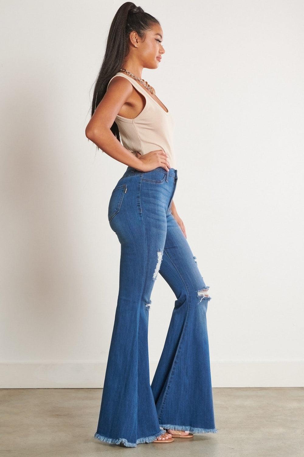 The Lainey Concert Bell Bottom Jeans Product Image