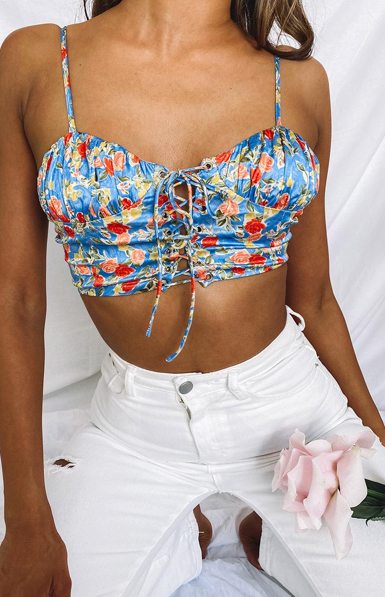 Cressida Corset Blue Print Baby Product Image