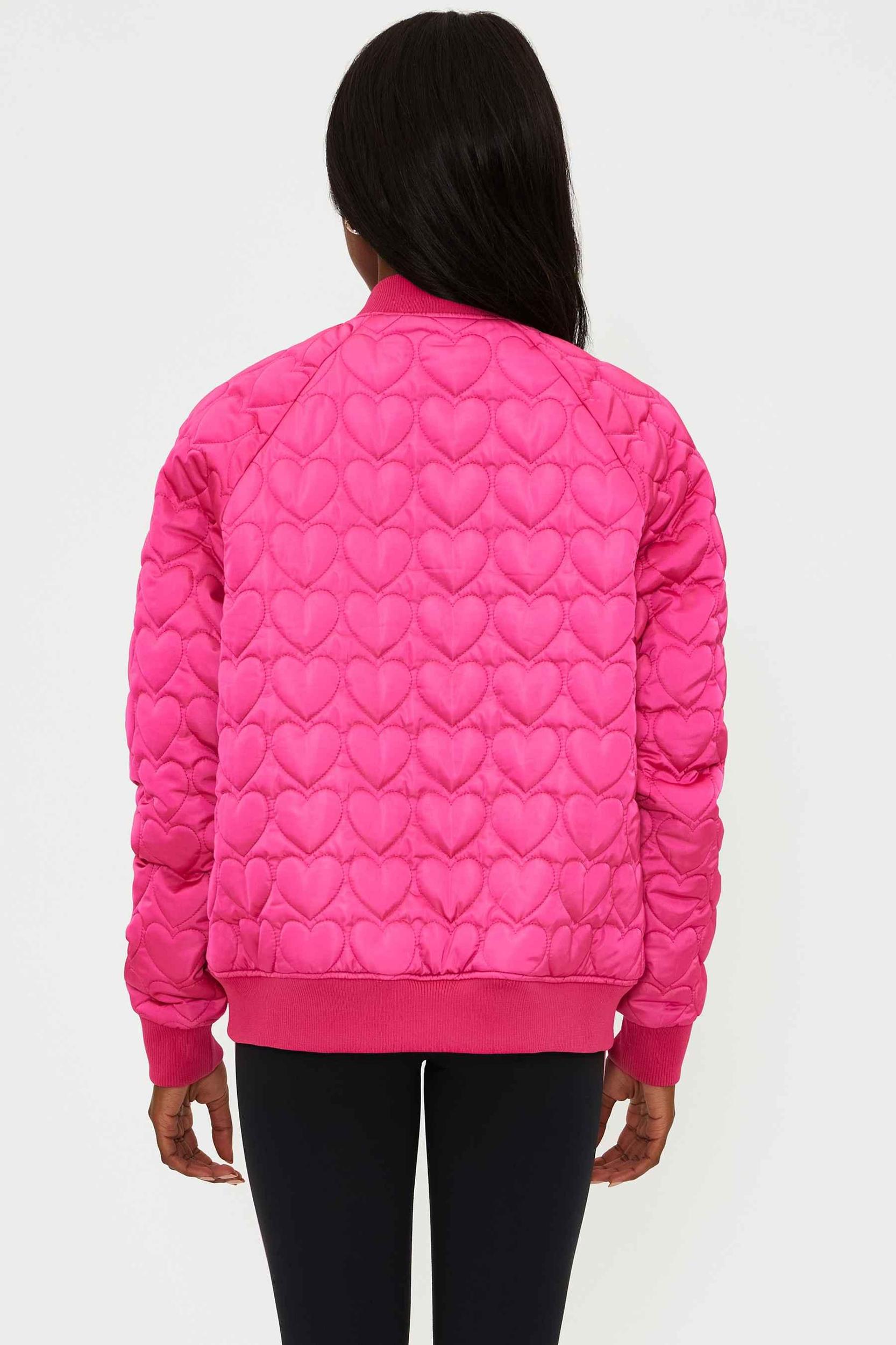 Flight Jacket Fuchsia Heart Product Image