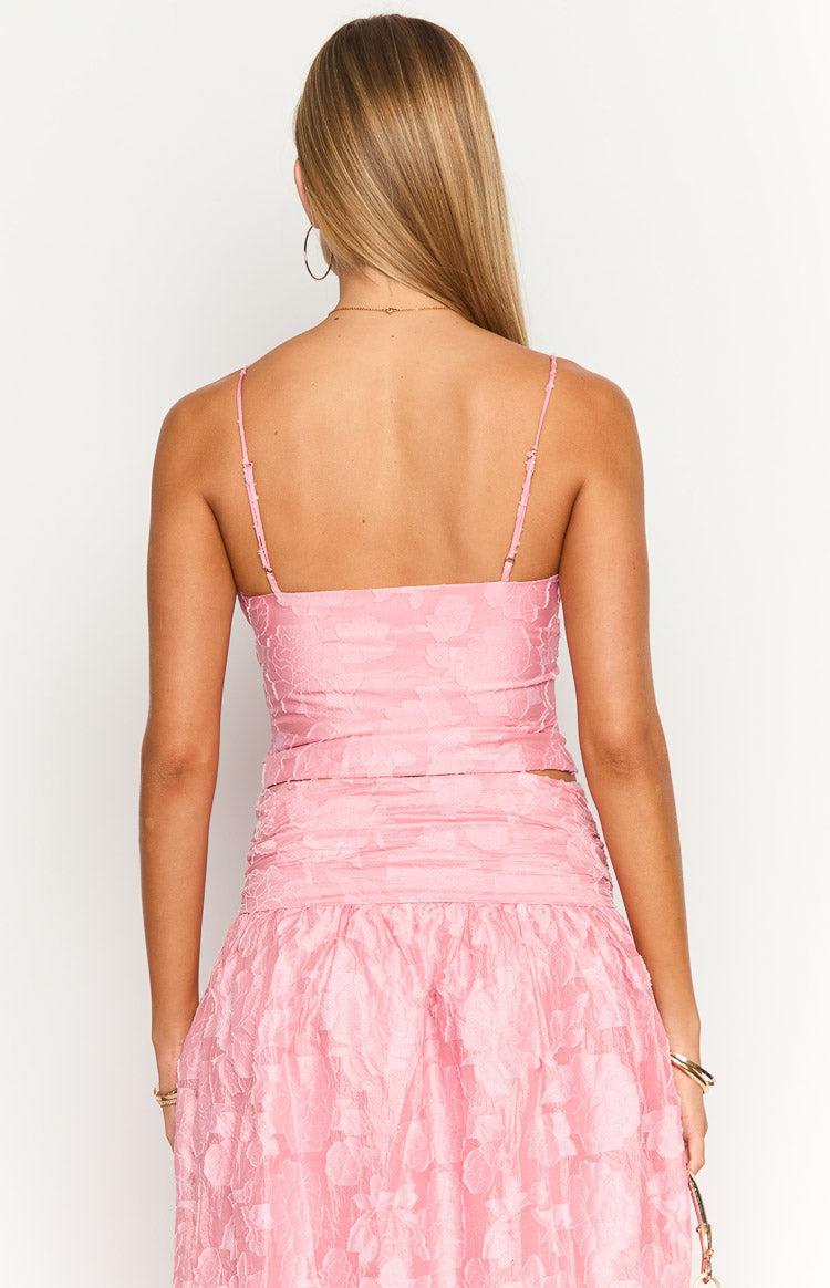 Jewel Pink Floral Crop Top Baby Product Image