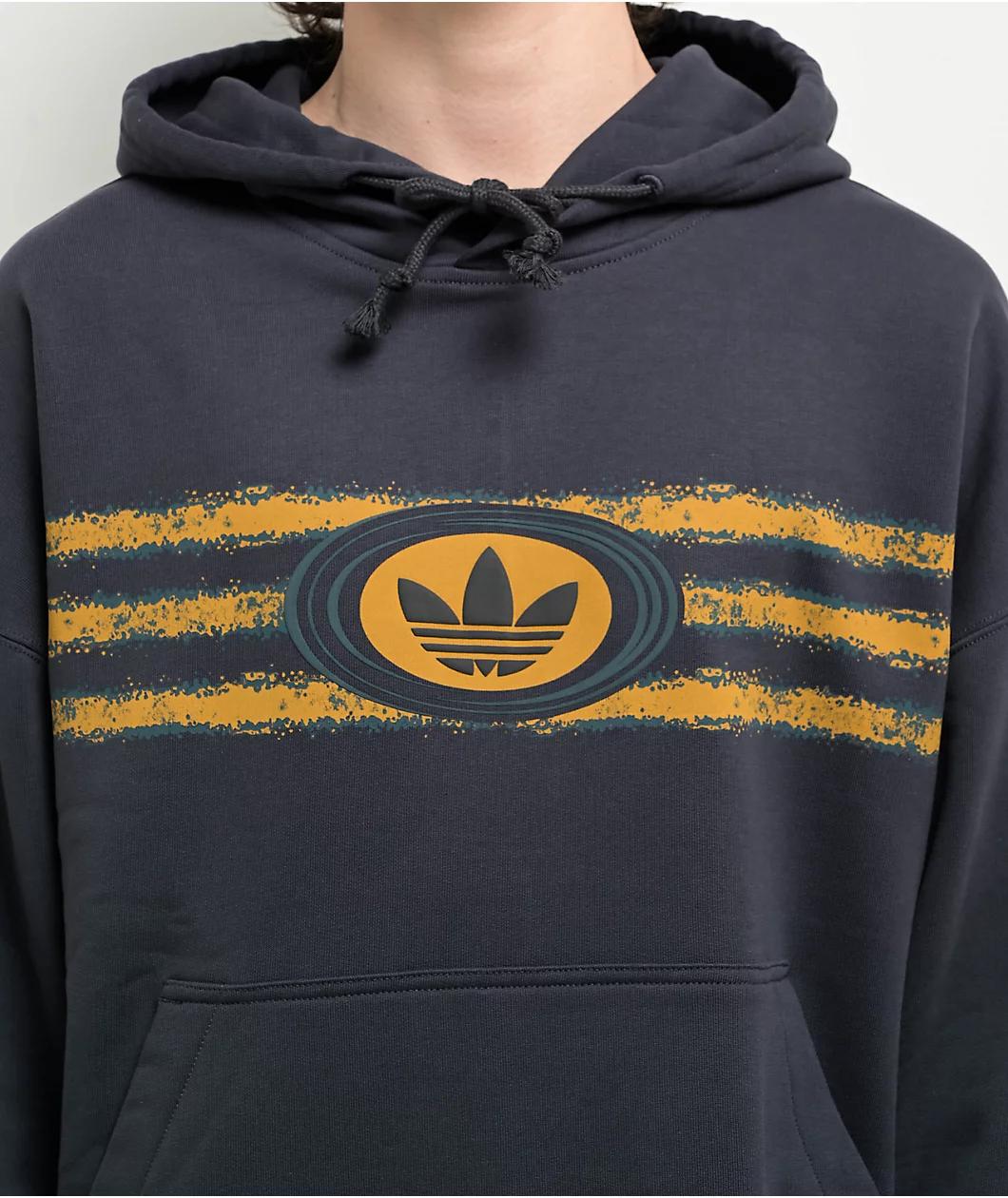 adidas Originals 90s Dark Grey Hoodie Product Image