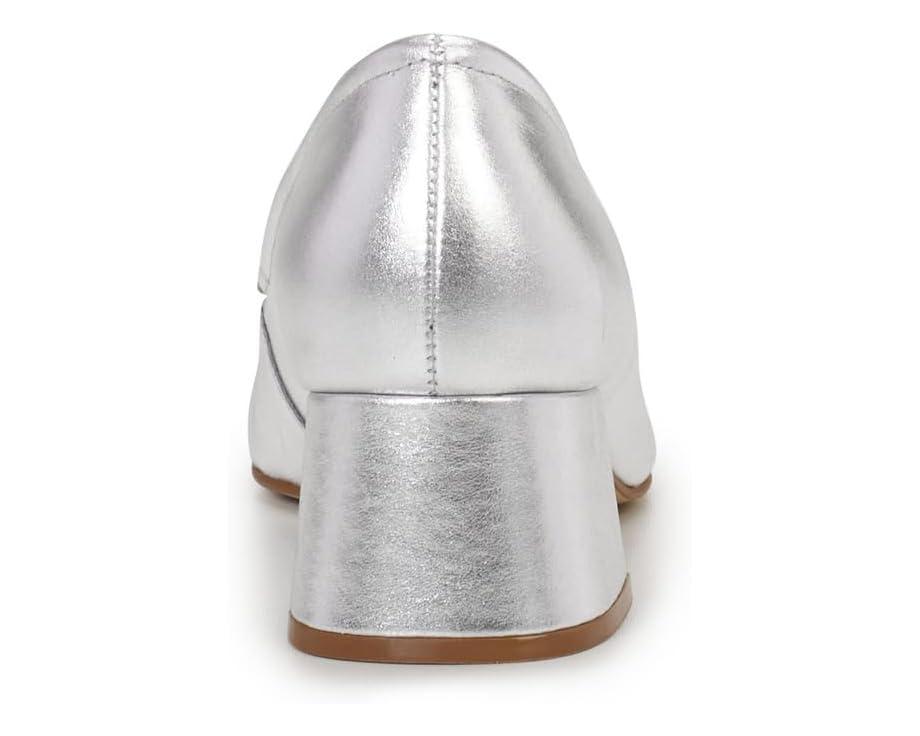 The Nettie Heeled Mary Jane in Metallic Leather Product Image