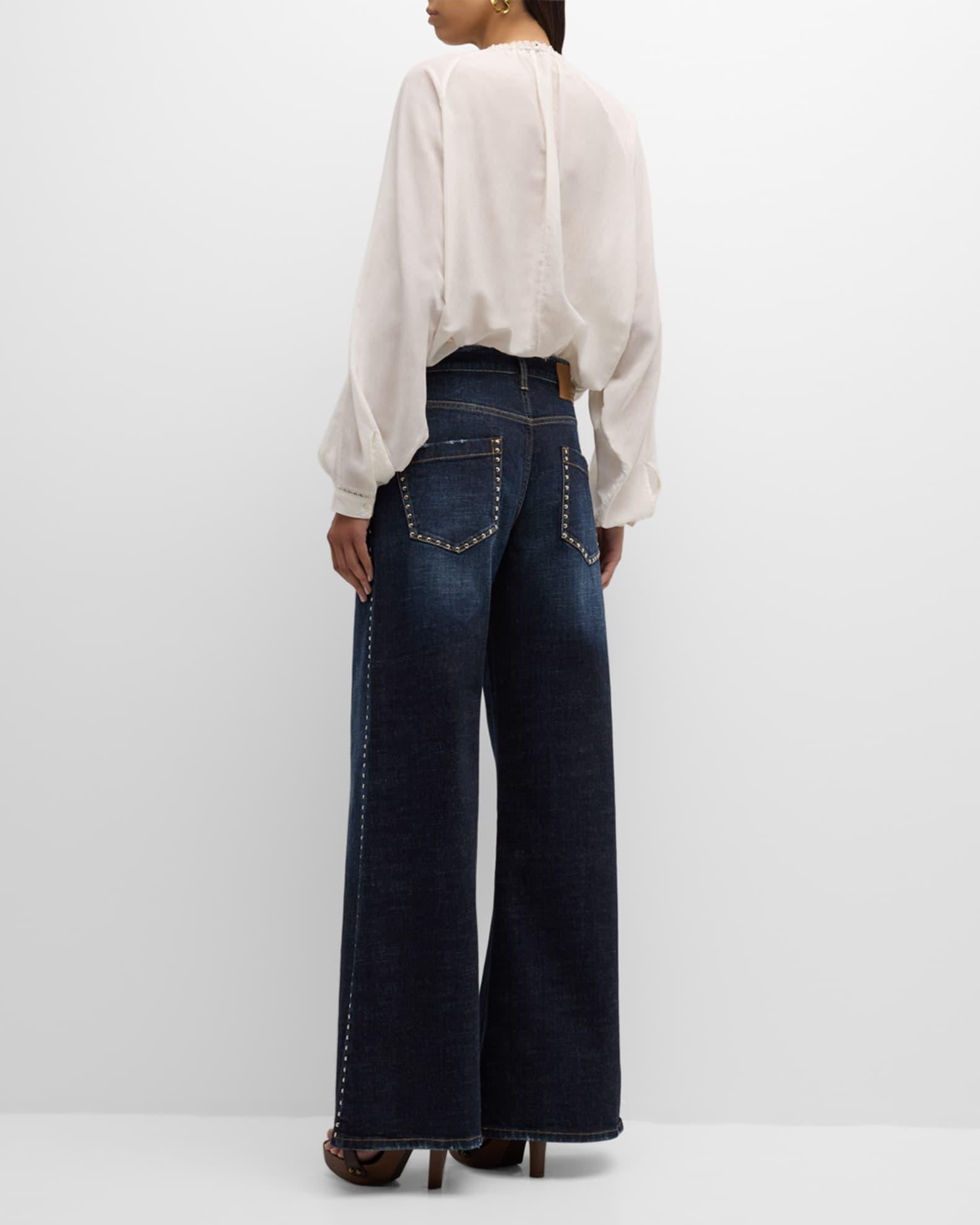 Denim Attraction Stud-Embellished Jeans Product Image