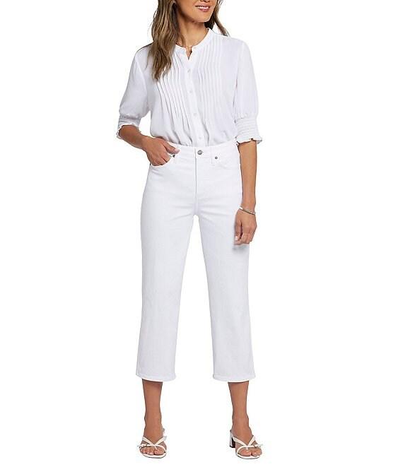 NYDJ Petite Size Joni Lift Tuck® Technology High Rise Capri Denim Jeans Product Image