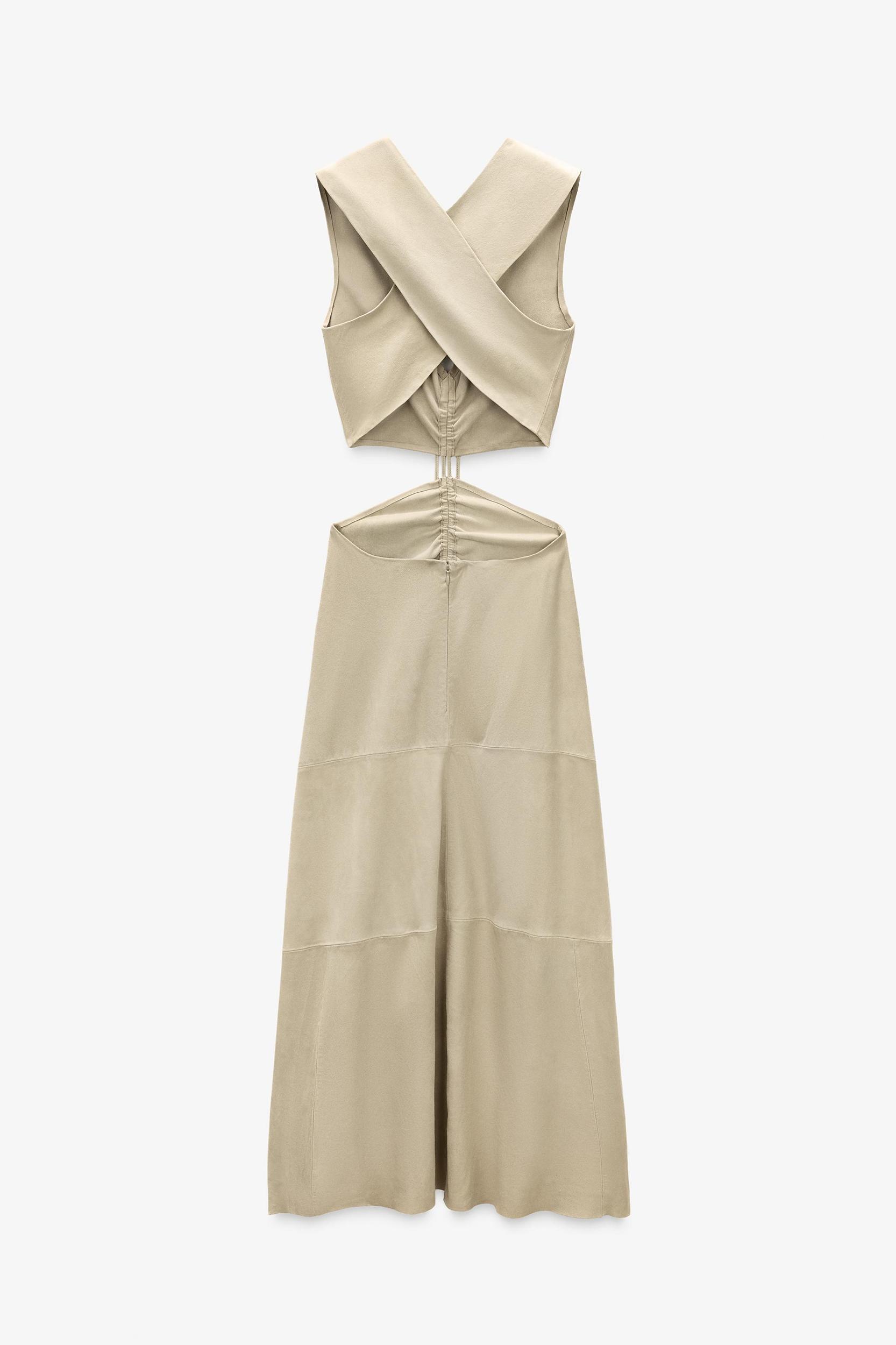 LIMITED EDITION SUEDE CUT-OUT DRESS Product Image