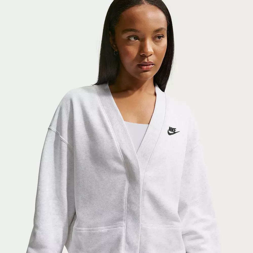 Women's Nike Club Fleece Loose Cardigan,  Product Image