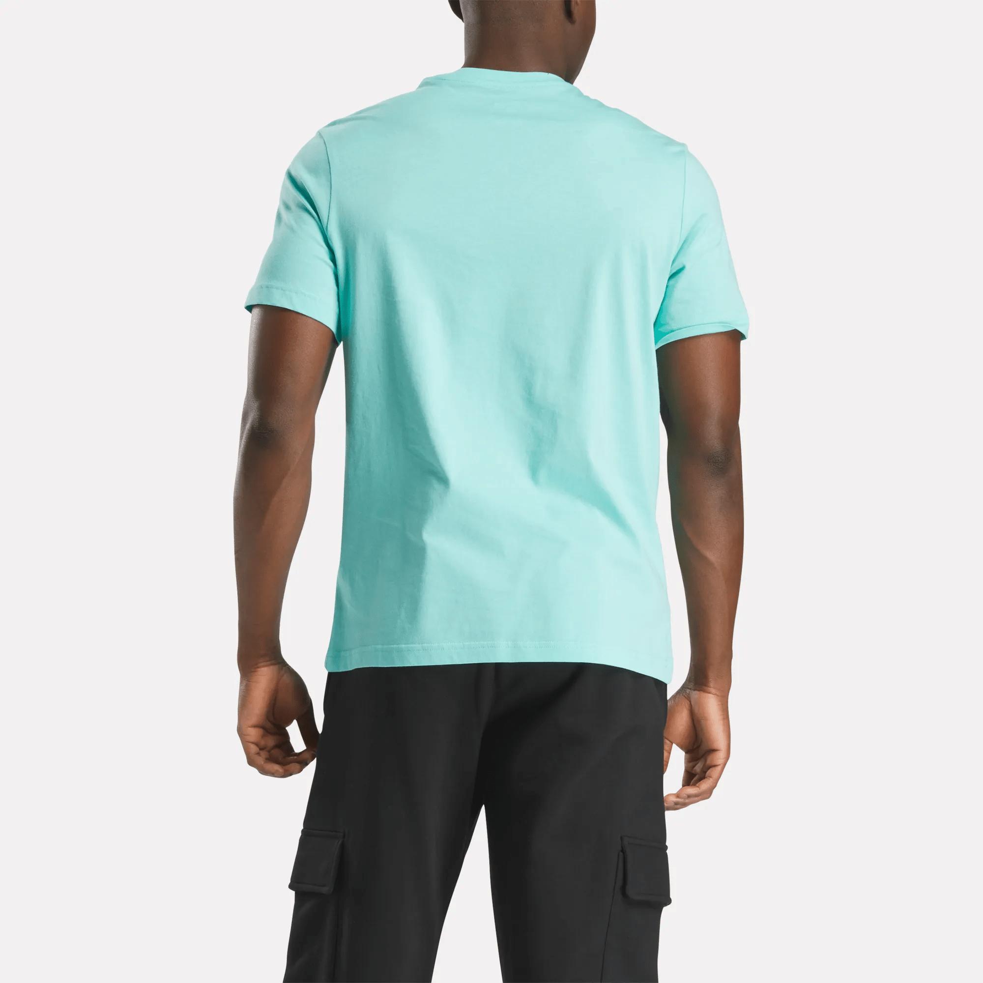 Men's Reebok Identity Big Stacked Logo T-Shirt Male Product Image