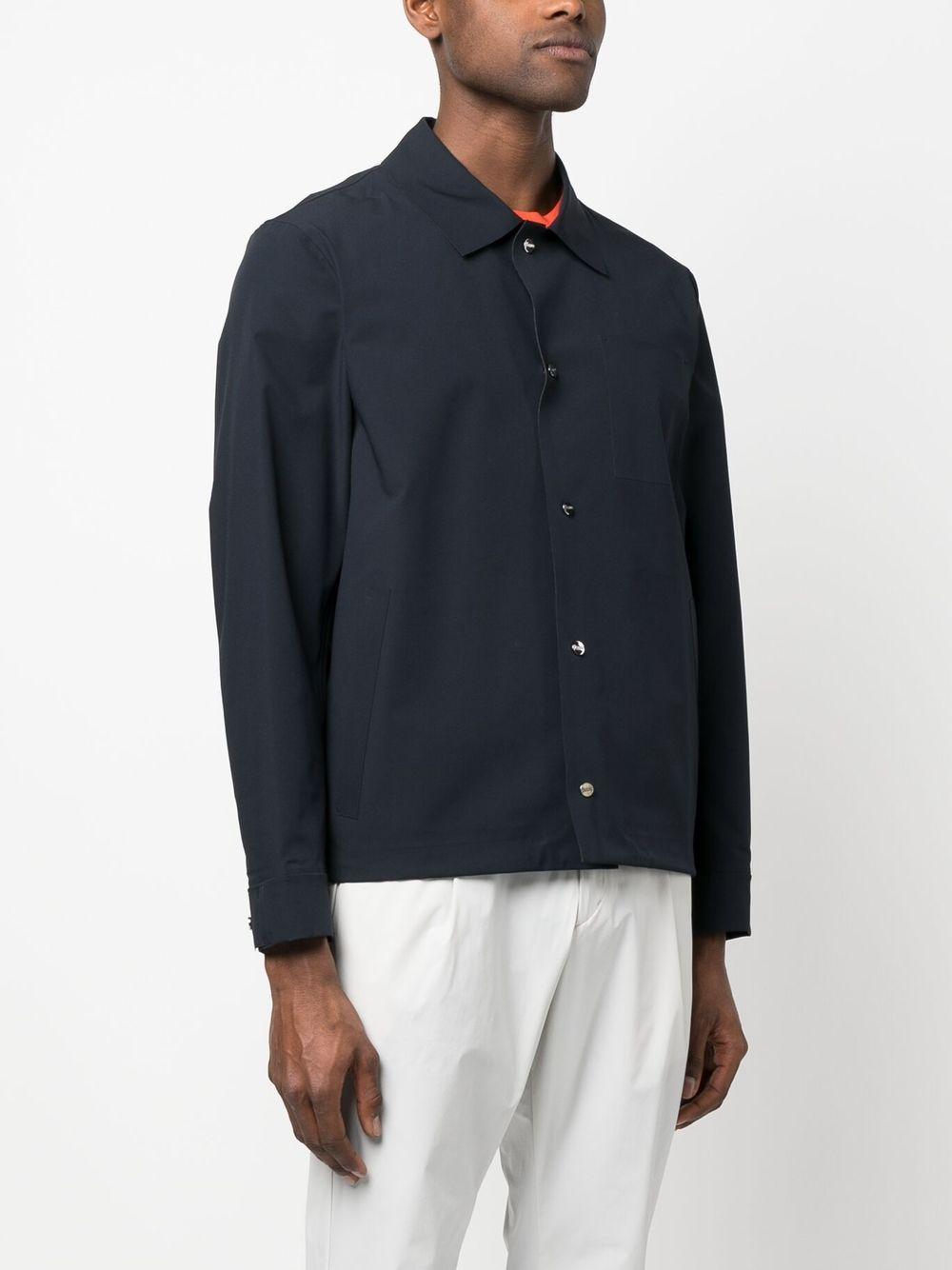 plain shirt jacket Product Image