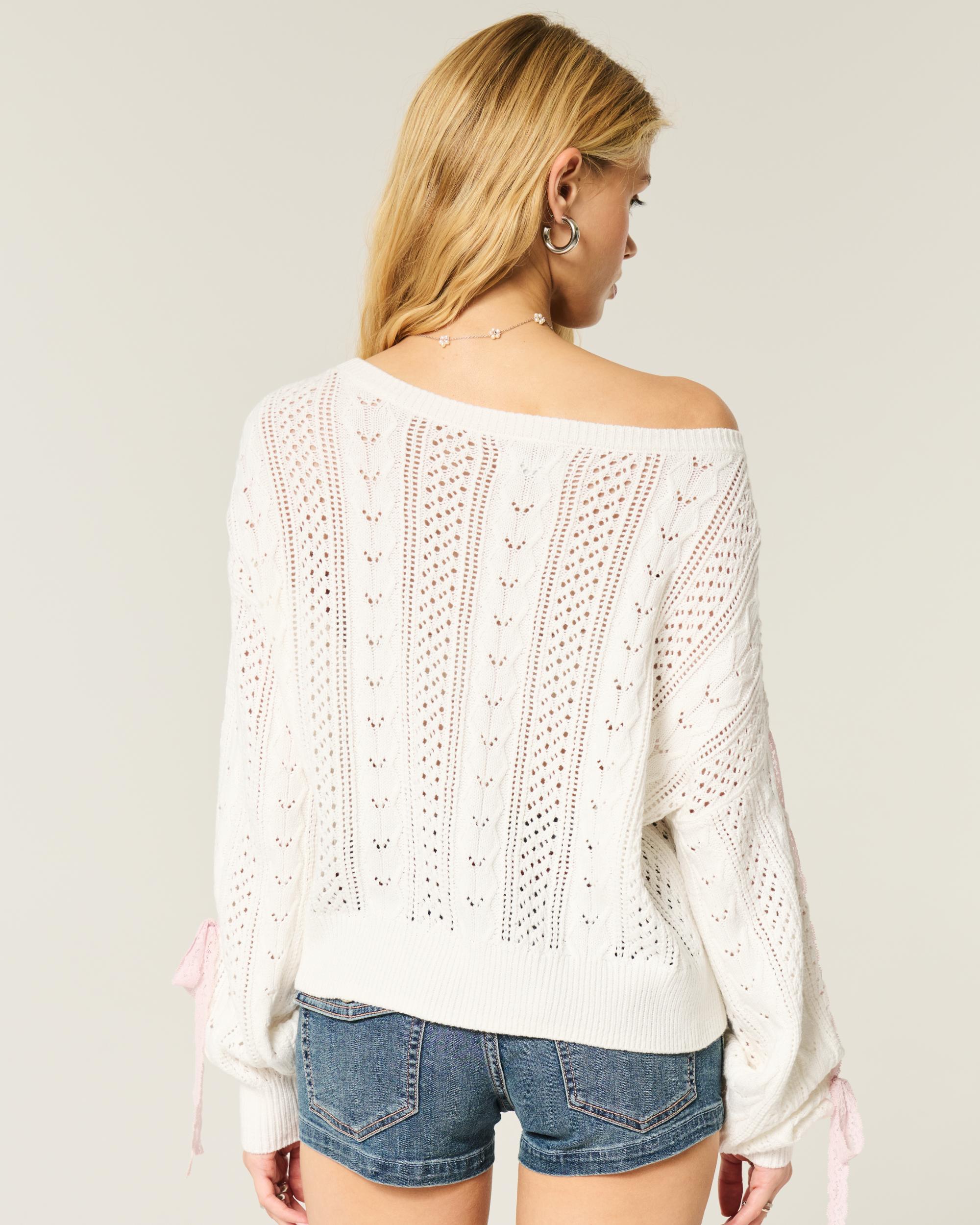 Cable-Knit Sweater Product Image