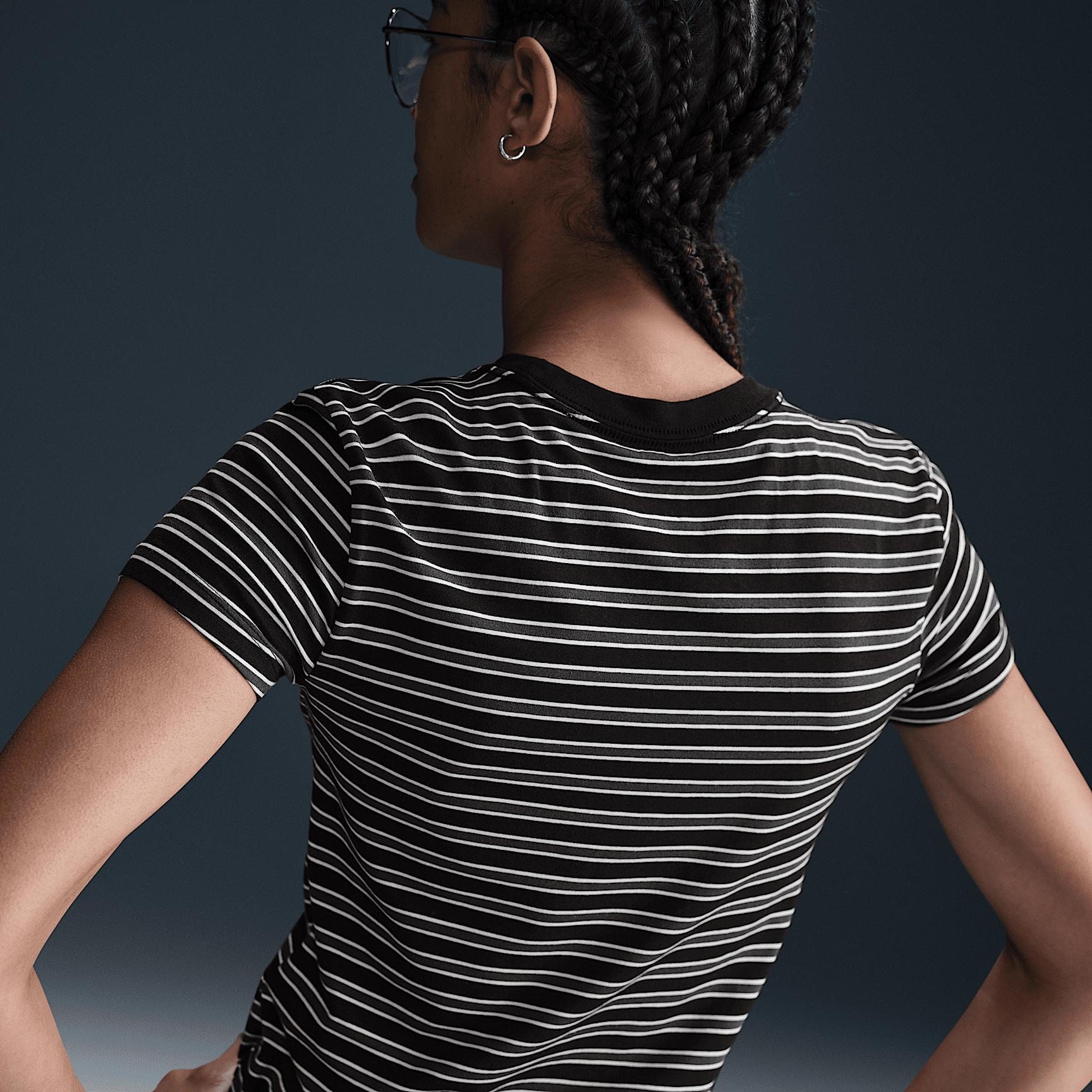Nike Sportswear Chill Knit Women's Slim Striped T-Shirt Product Image