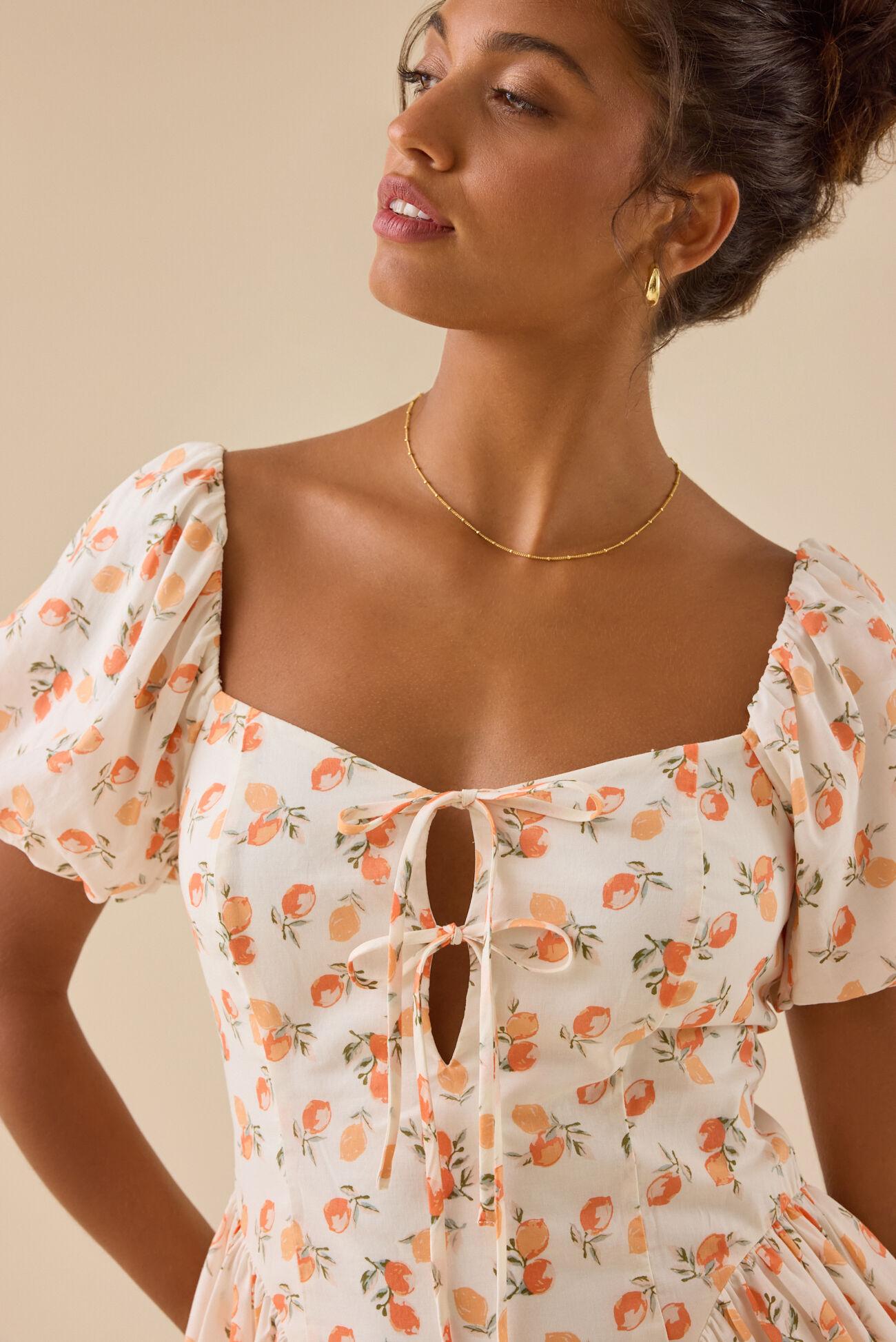 Zoie Puff Sleeve Mini Dress Product Image