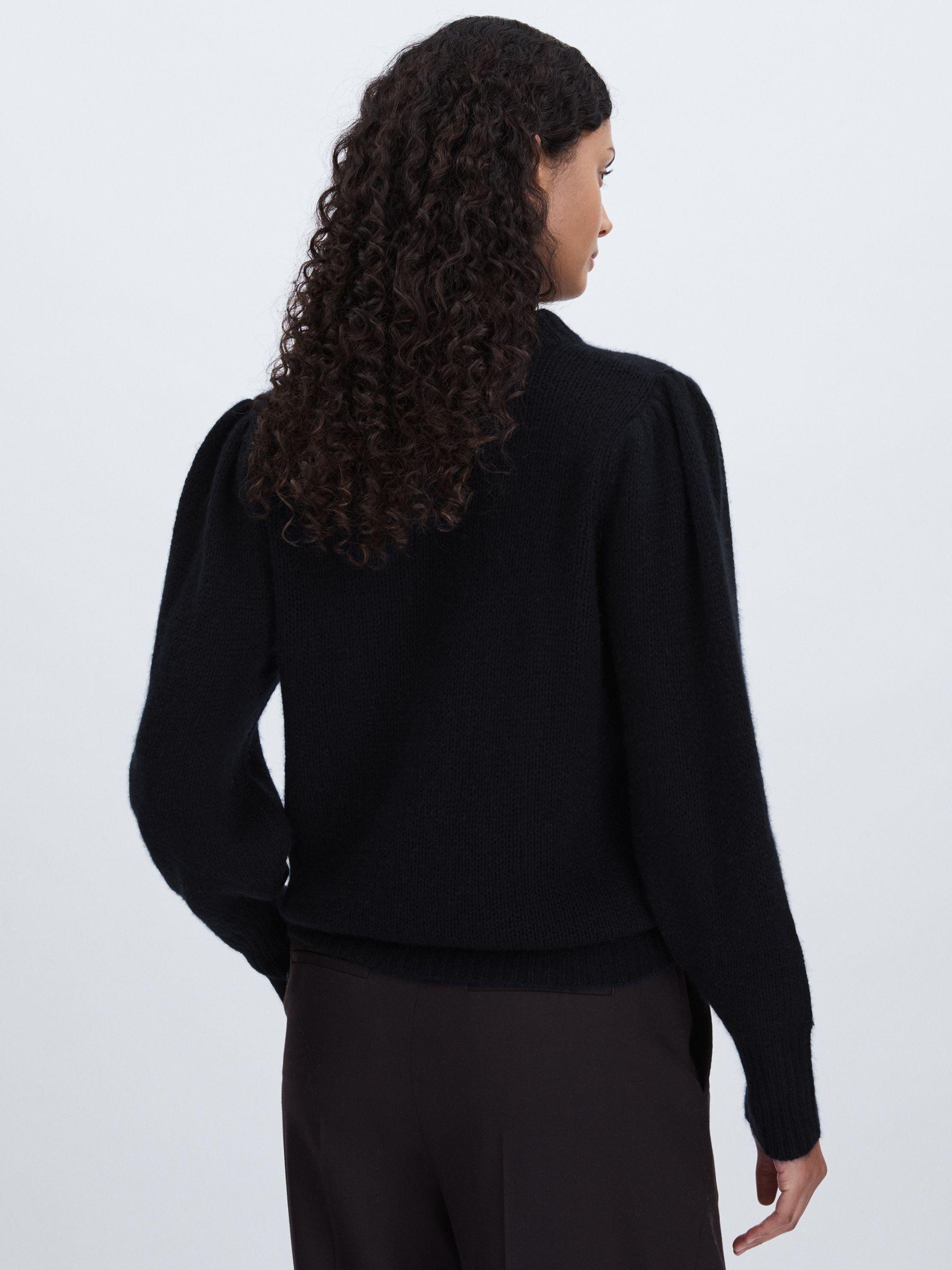 Cashmere Crew Neck Jumper in Navy Product Image