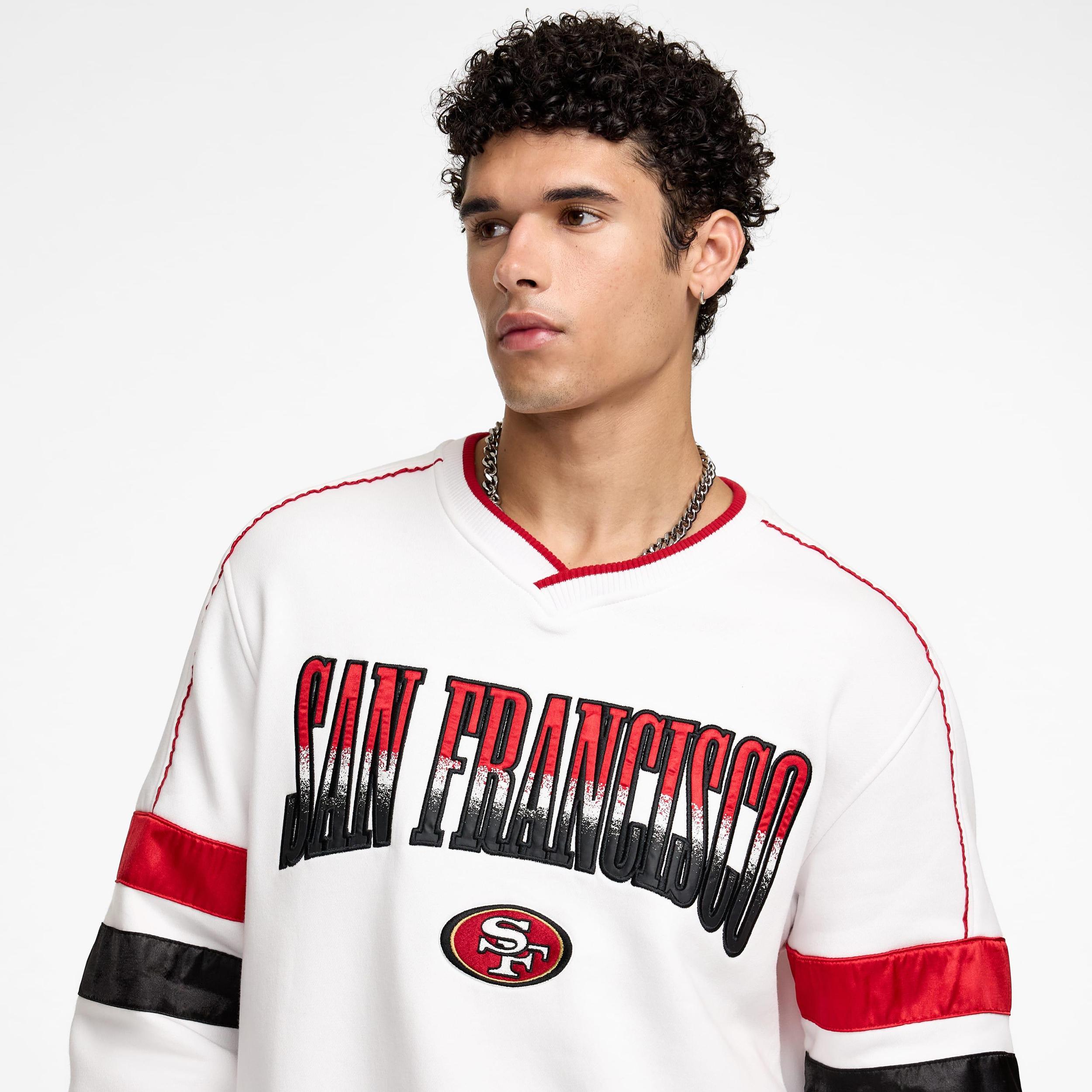 New York Giants Sport Classics White Crewneck Male Product Image