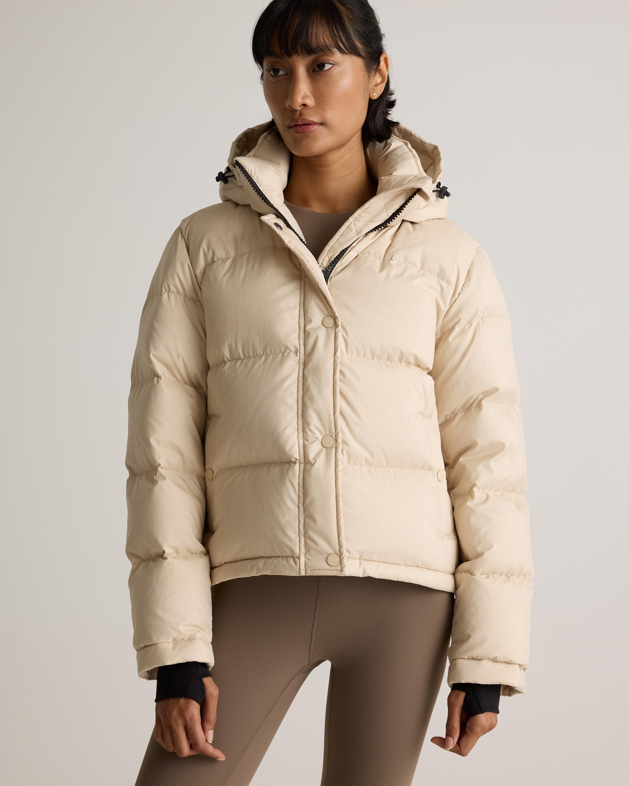 Quince | Women's Responsible Down Cropped Puffer Jacket Recycled Polyester Product Image