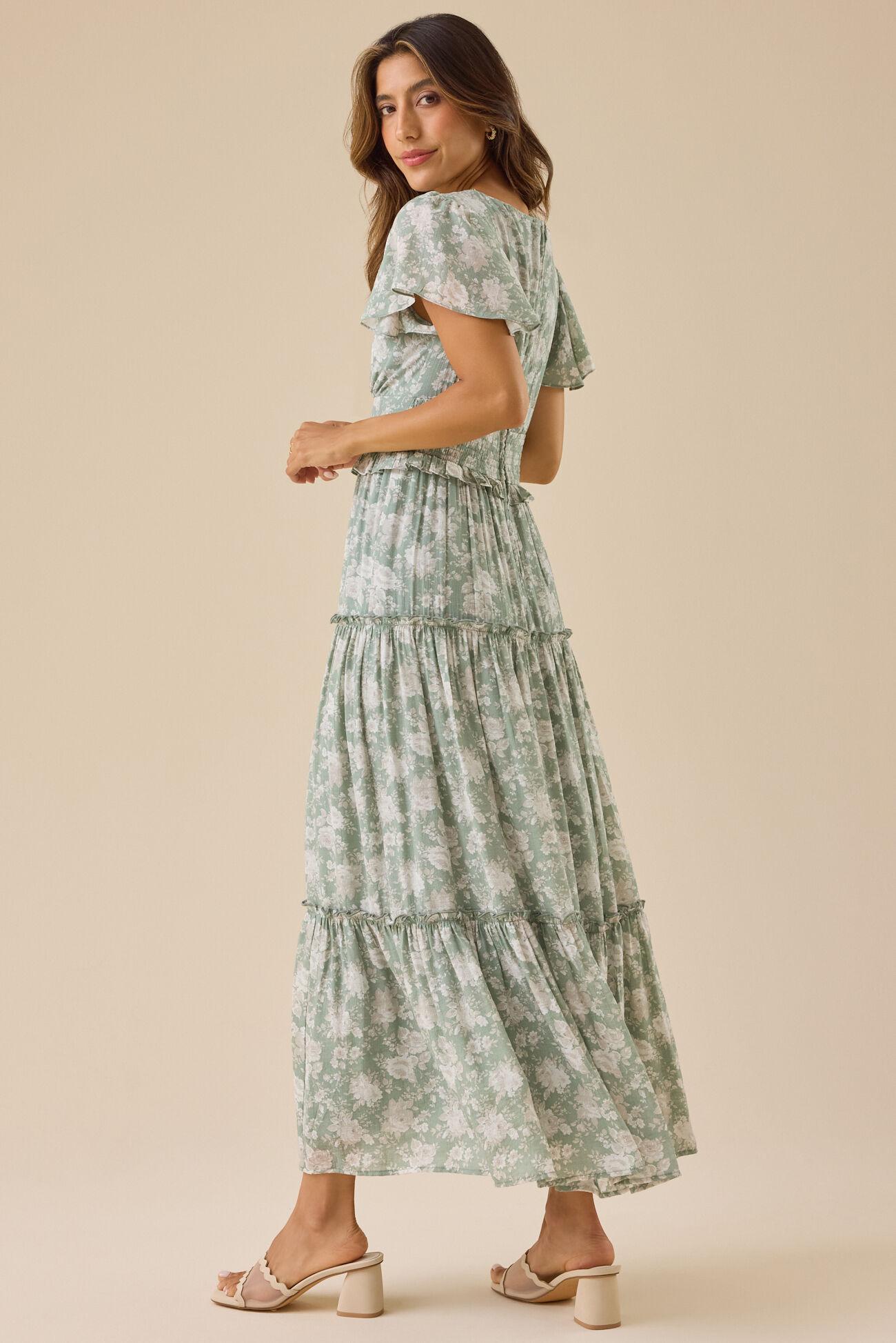 Brigitte Floral Maxi Dress Product Image