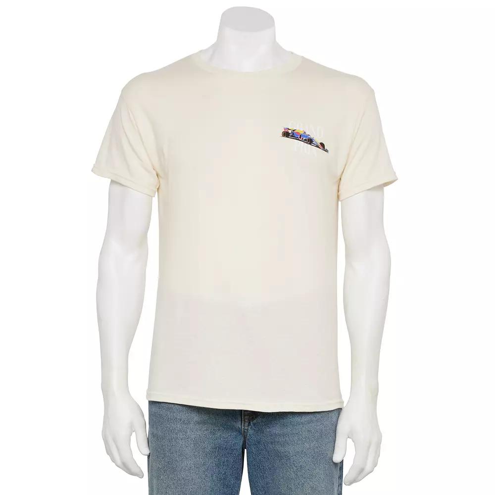 Men's Retrofit Grand Prix Graphic T-Shirt, Size: XL, Natural Product Image