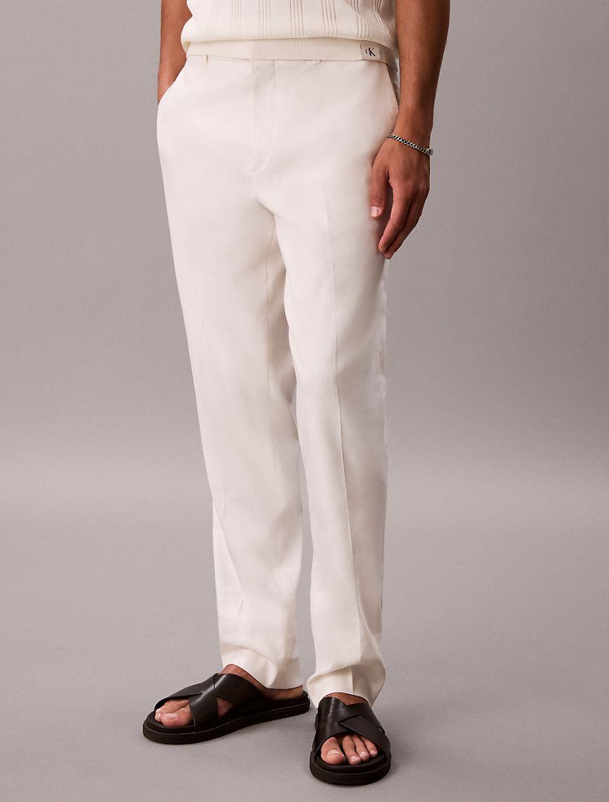 Linen Blend Pants Product Image