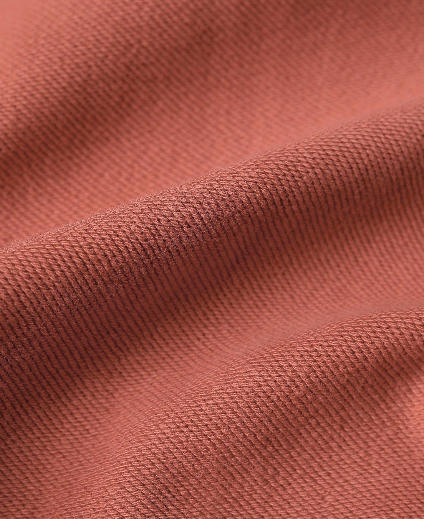 17.5 oz Terry Cloth Full-Zip Hoodie - Brick Red Product Image