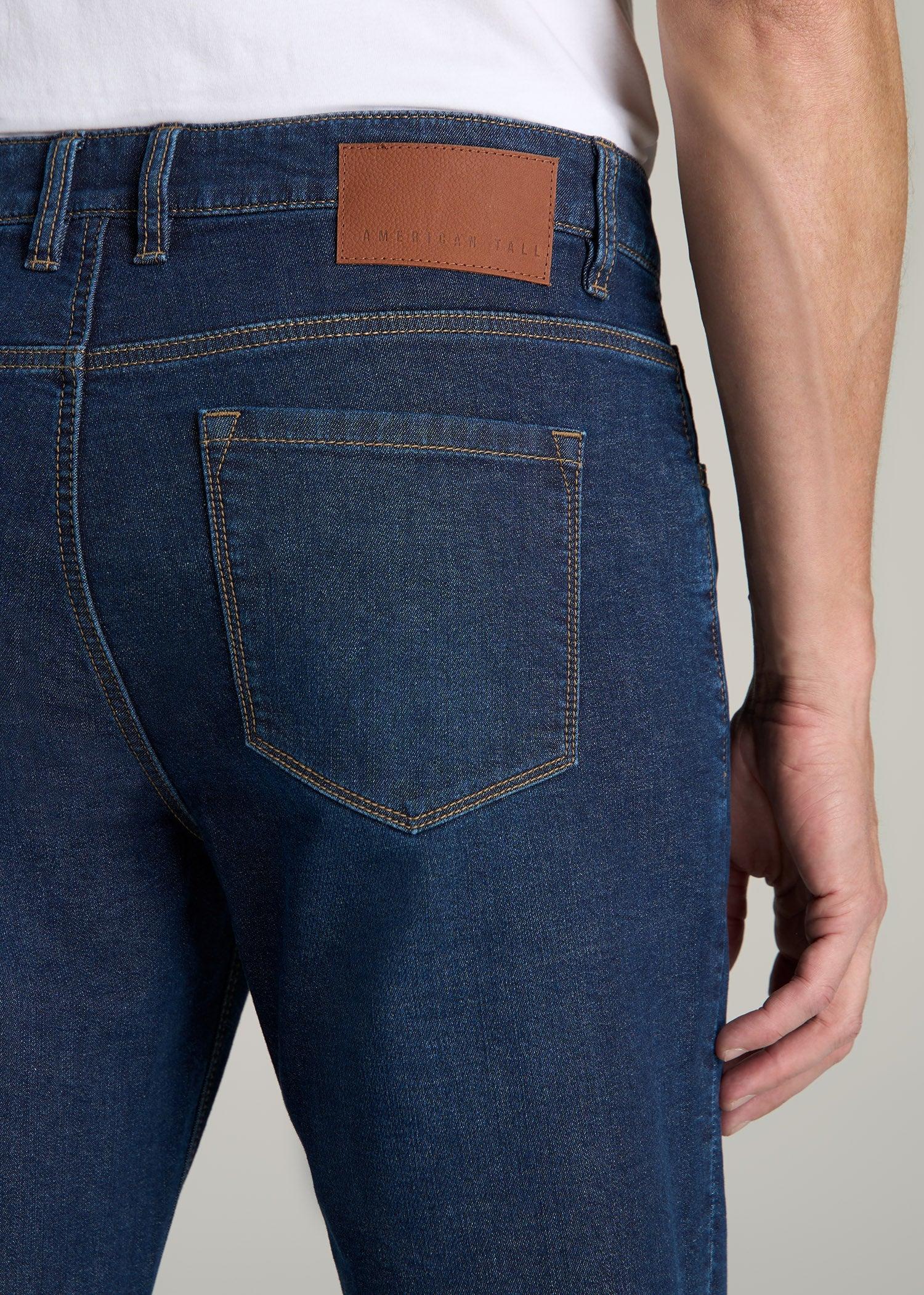 J1 STRAIGHT LEG Fleeced Jeans for Tall Men in Colorado Blue Wash Male Product Image