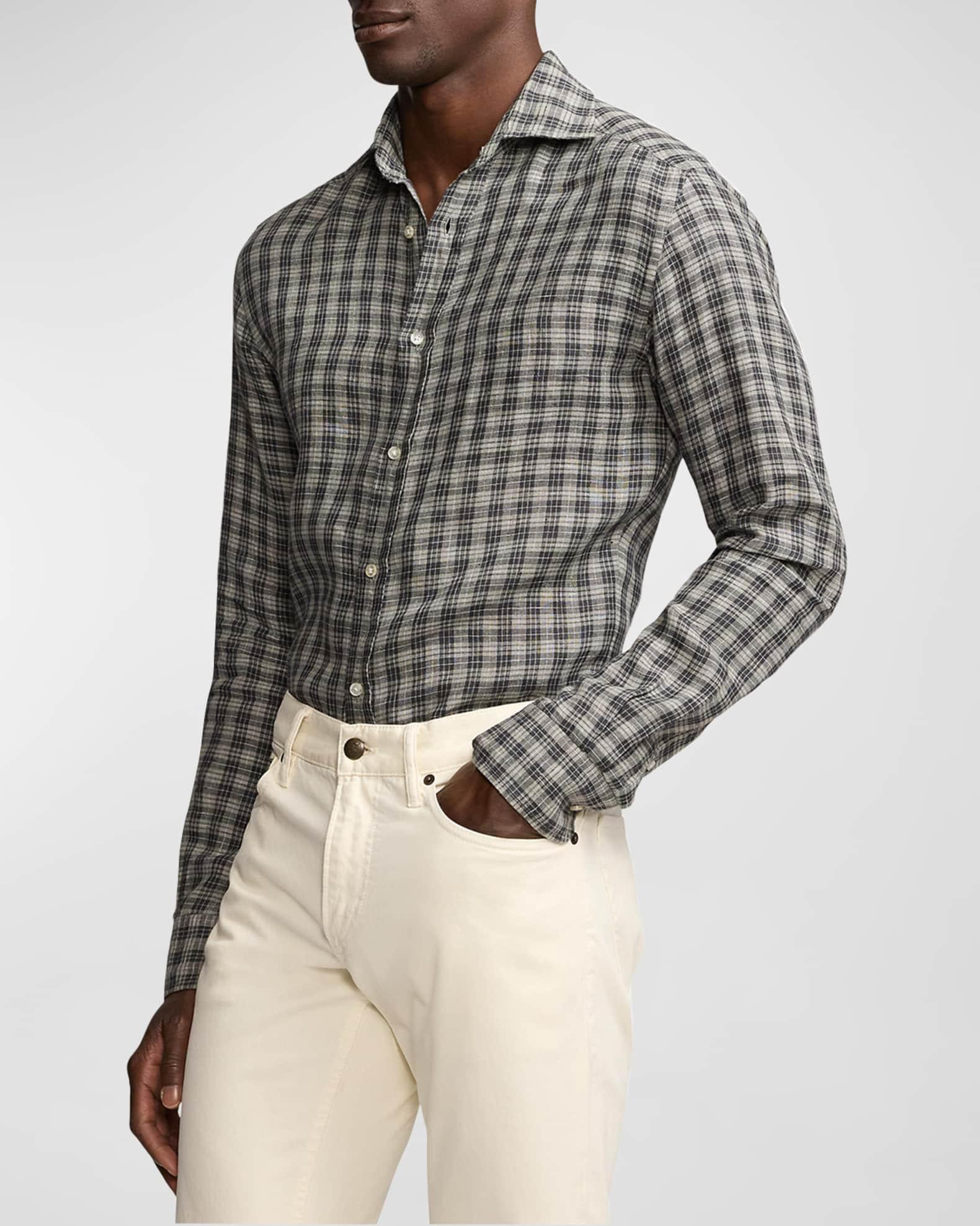 Mens Plaid Flannel Shirt Product Image