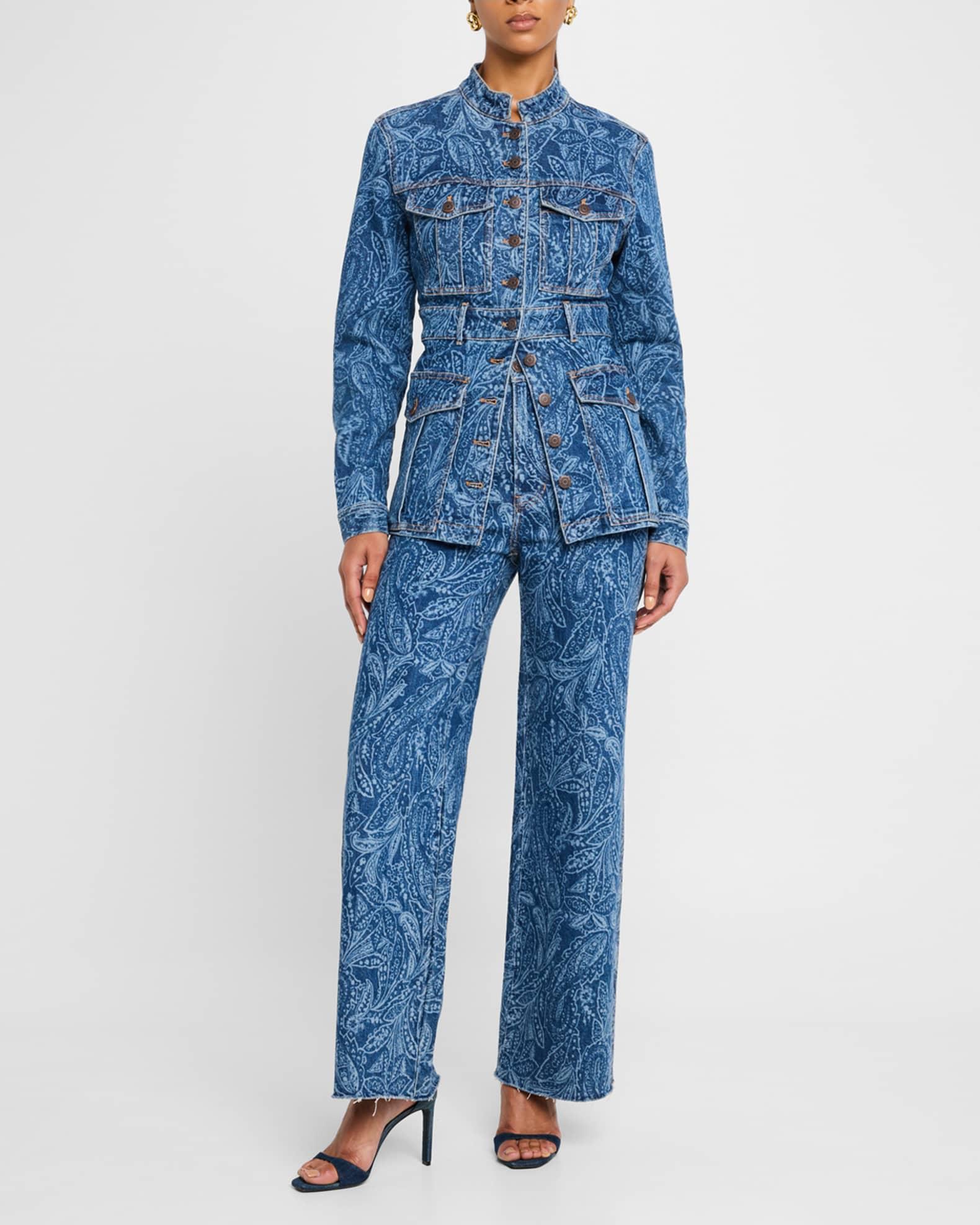 Taylor High-Rise Wide-Leg Jeans Product Image