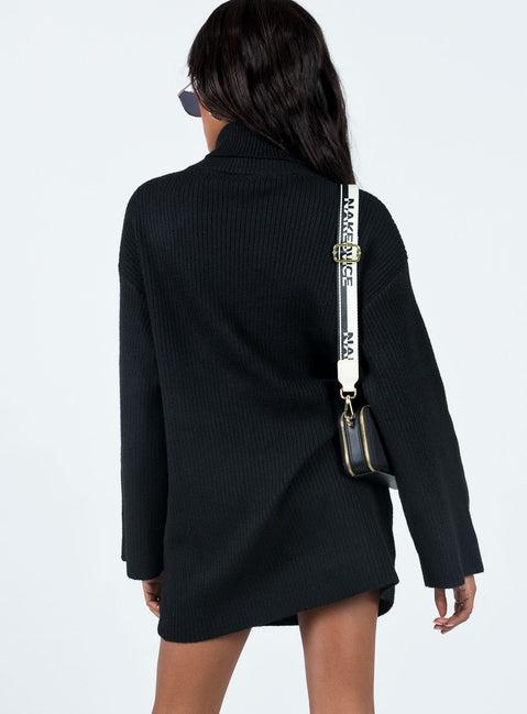 Sonelle Knit Mini Dress Black Product Image